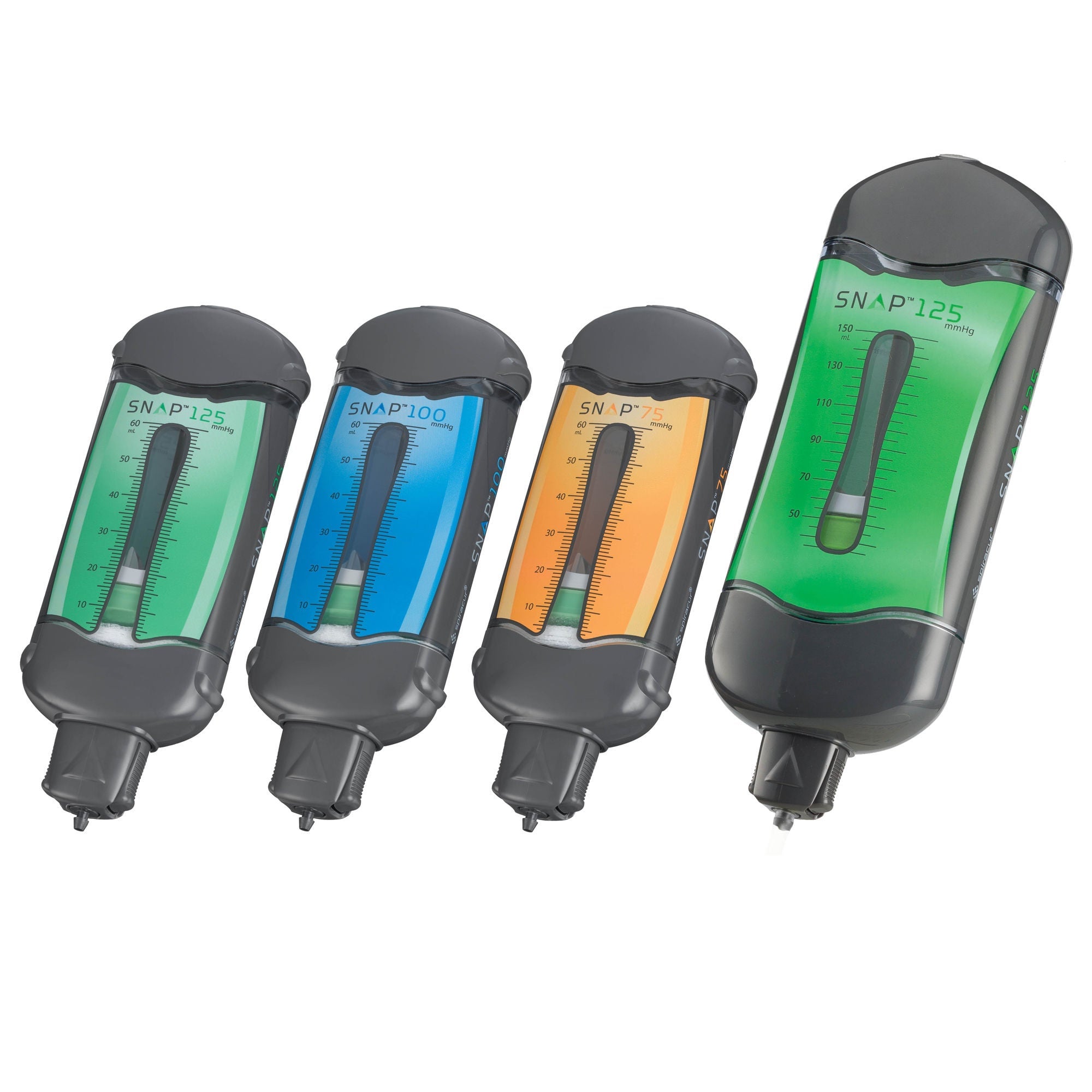 Solventum Corporation - SNPA125PLUS-10 Negative Pressure Wound Therapy Cartridge SNAP PLUS™ 125 mmHG, 150 mL For SNAP™ Negative Pressure Wound Therapy System