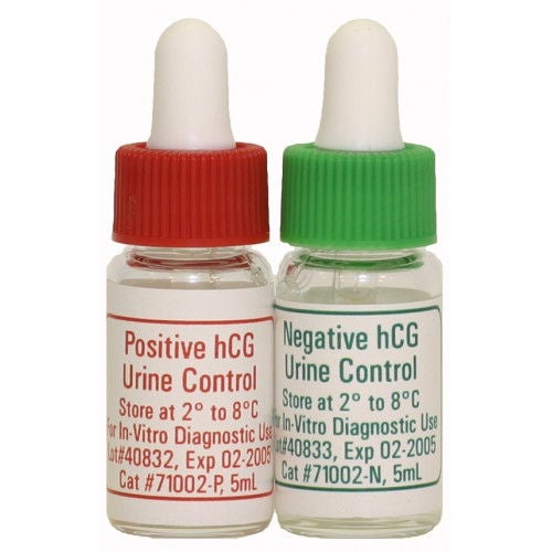 Germaine Laboratories Inc - 71002 Fertility Test Control Set Human Chorionic Godadotropin (hCG) Urine Bi-Level 2 X 5 mL