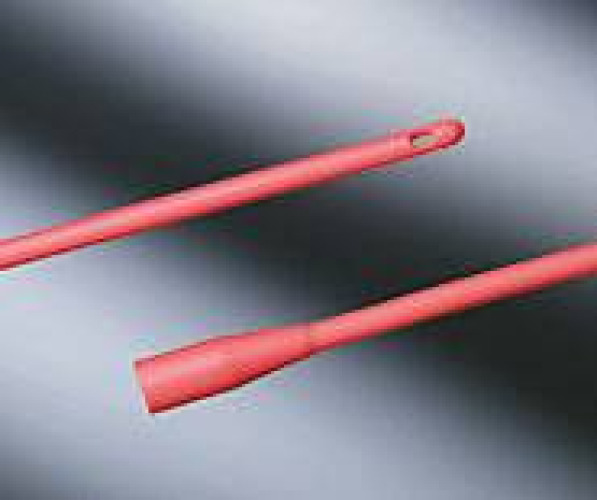 Bard 277708 - Urethral Catheter Bard® Robinson / Nelaton Tip Red Rubber 8 Fr. 16 Inch Length - Each