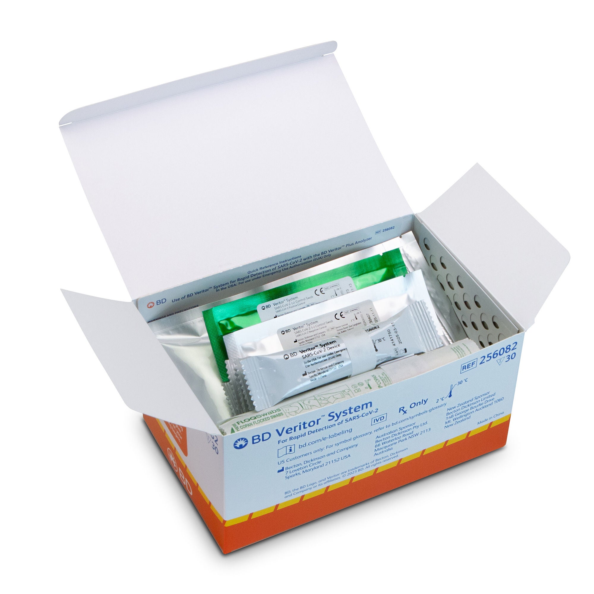 BD - 256082 Respiratory Test Kit BD Veritor™ System SARS-CoV-2 30 Tests CLIA Waived