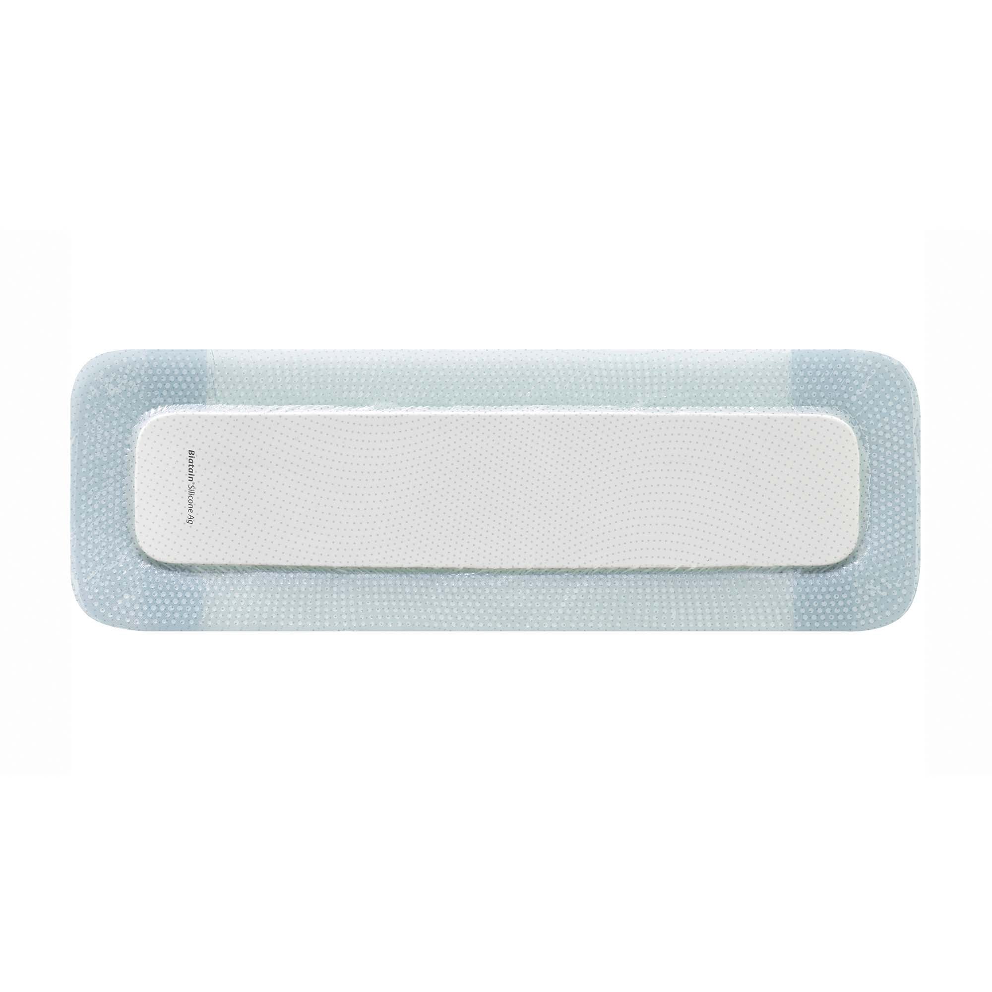 Coloplast - 39644 Silver Foam Dressing Biatain® Silicone Ag Rectangle Sterile