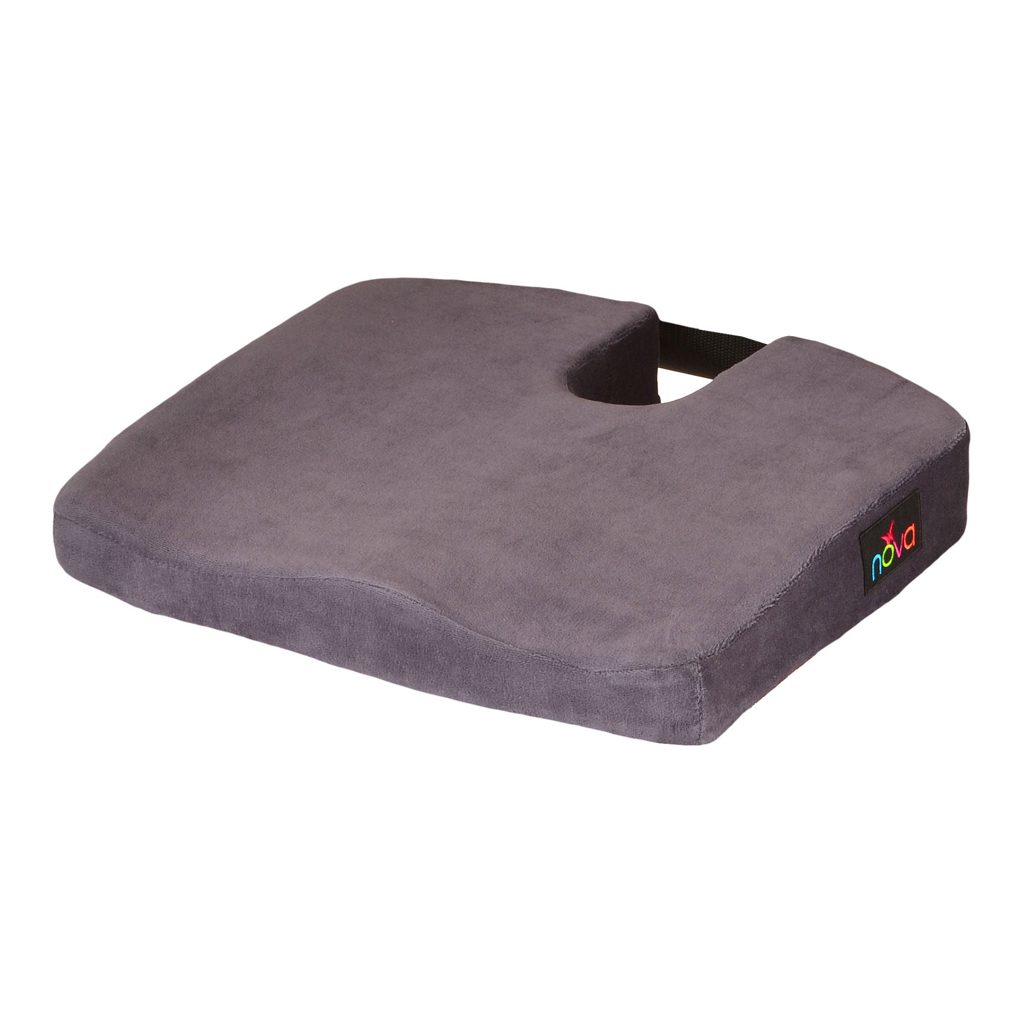Nova Ortho-Med - 2655C Coccyx Relief Seat Cushion NOVA 16-3/4 W X 15 L X 2-3/4 D Inch Foam