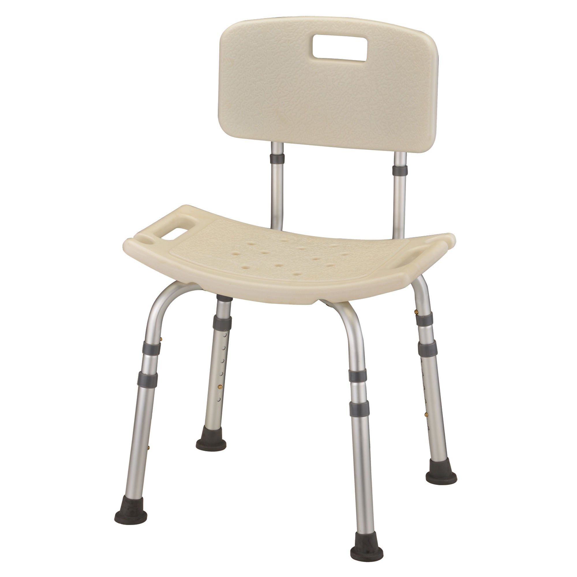 Nova Ortho-Med - 9101-R Shower Chair Nova Without Arms Aluminum Frame Removable Backrest 20 Inch Seat Width 300 lbs. Weight Capacity