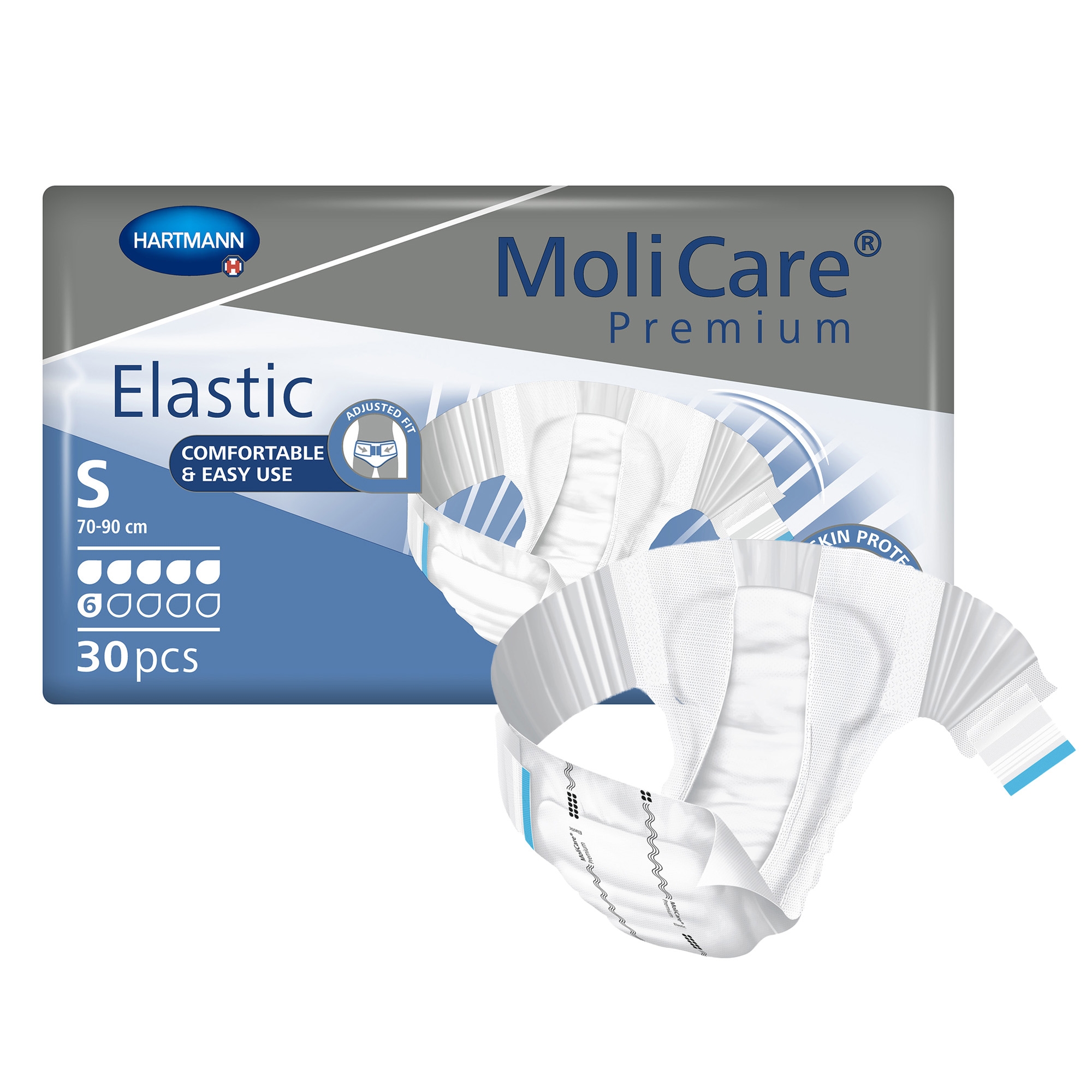 Hartmann - 165271 MoliCare® Premium Elastic 6 Drop Absorbency Incontinence Briefs