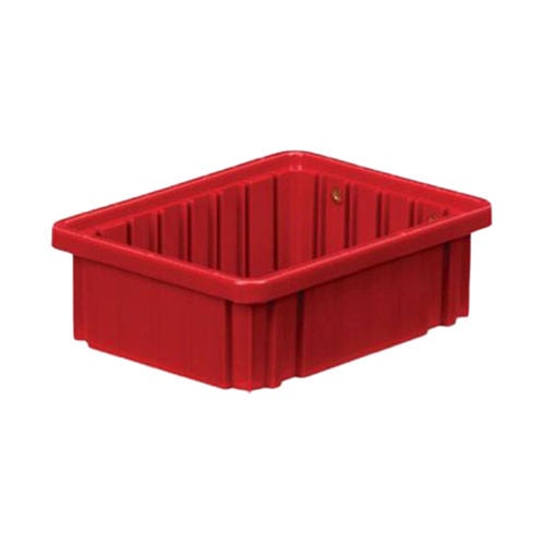 Market Lab Inc - 1630-RD Storage Bin Red Polyurethane 3-1/2 X 8-1/4 X 10-7/8 Inch