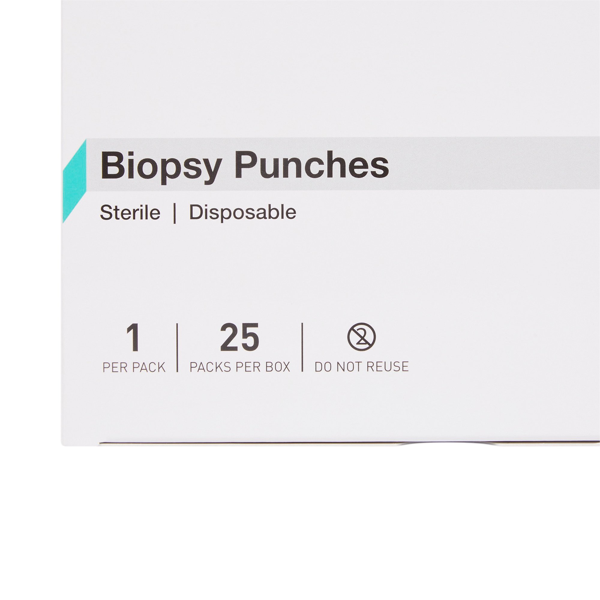 McKesson Brand 16-1313 - McKesson Argent™ Disposable Biopsy Punches, 4.0 mm - 1/Each, 25/Box, 100/Case