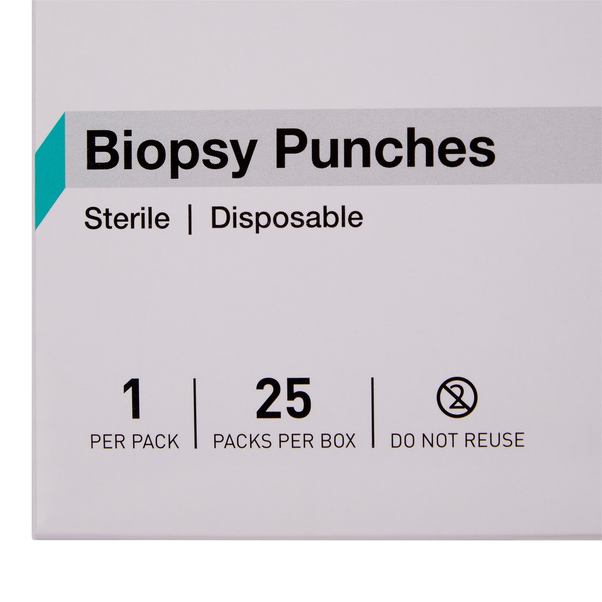 McKesson Brand 16-1314 - McKesson Argent™ Disposable Biopsy Punches, 5.0 mm - 1/Each, 25/Box, 100/Case