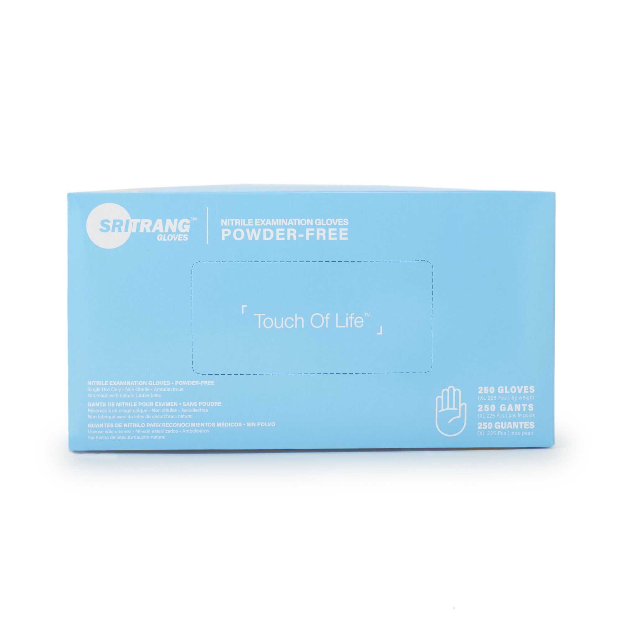 McKesson Brand 7027156 - Touch of Life™ Nitrile Exam Glove, Extra Large, Black - 225/Box, 2250/Case