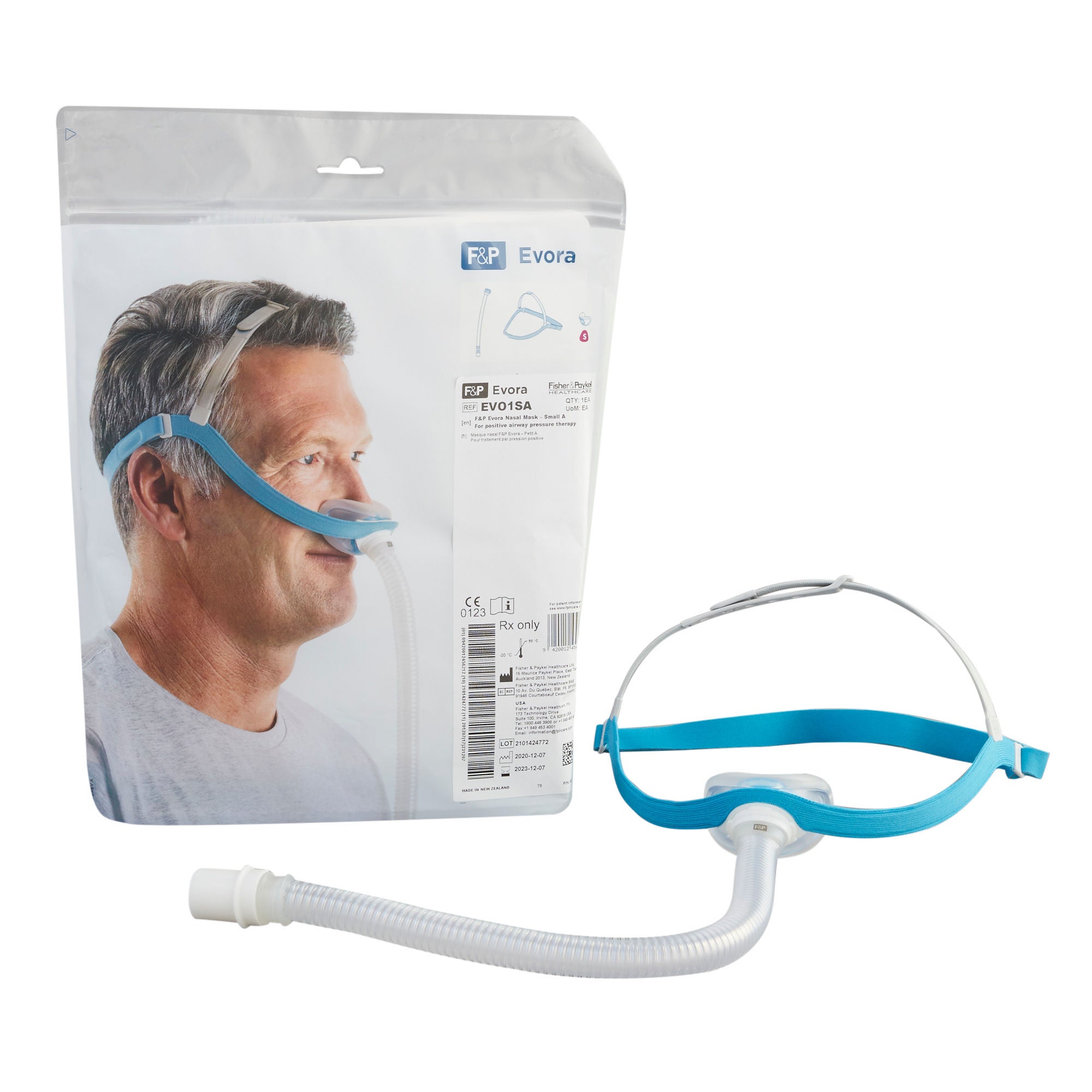 Fisher & Paykel - EVO1SA CPAP Mask Kit CPAP Mask Kit Evora™ Nasal Style Small Cushion Adult