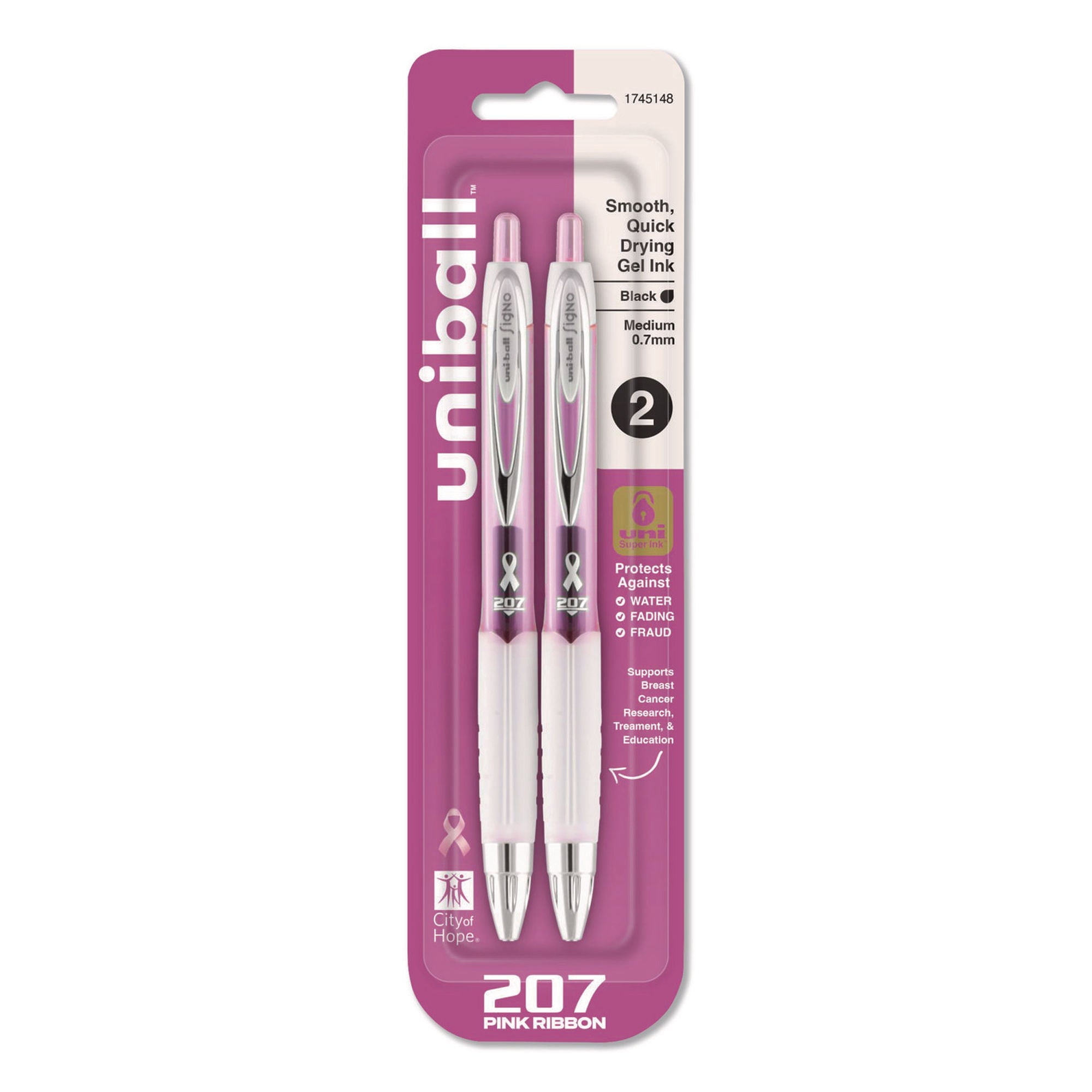 Essendant Co-United Stationers - UBC1745148 Gel Pen Black Retractable