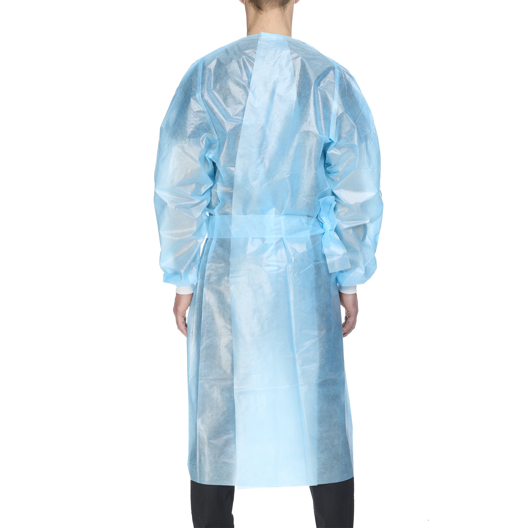 McKesson Brand 16-55KVX - McKesson Full Back Chemotherapy Procedure Gown, Extra Large - 10/Bag, 30/Case