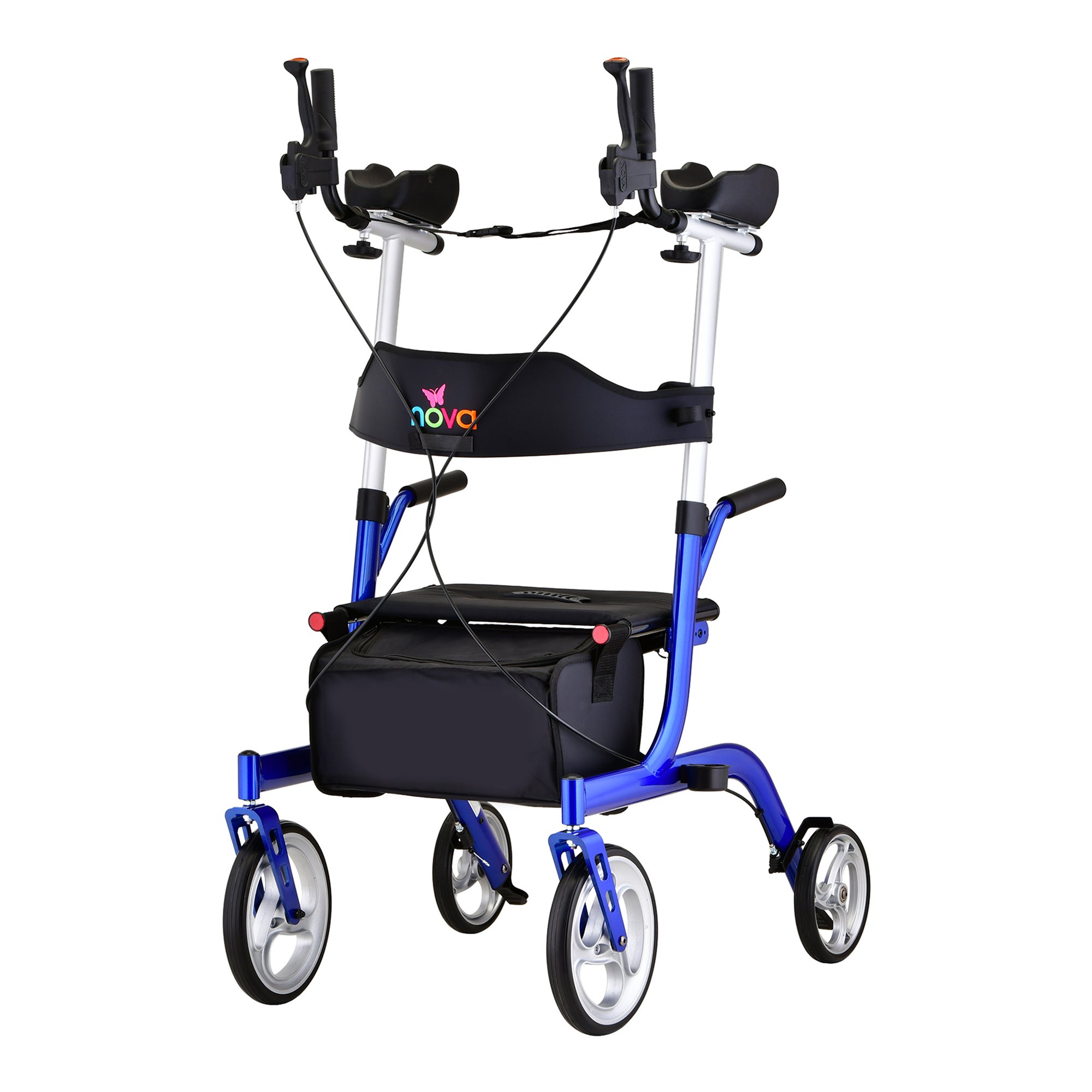 Nova Ortho-Med - 4801BL Phoenix Rise Up Four-Wheel Rollator