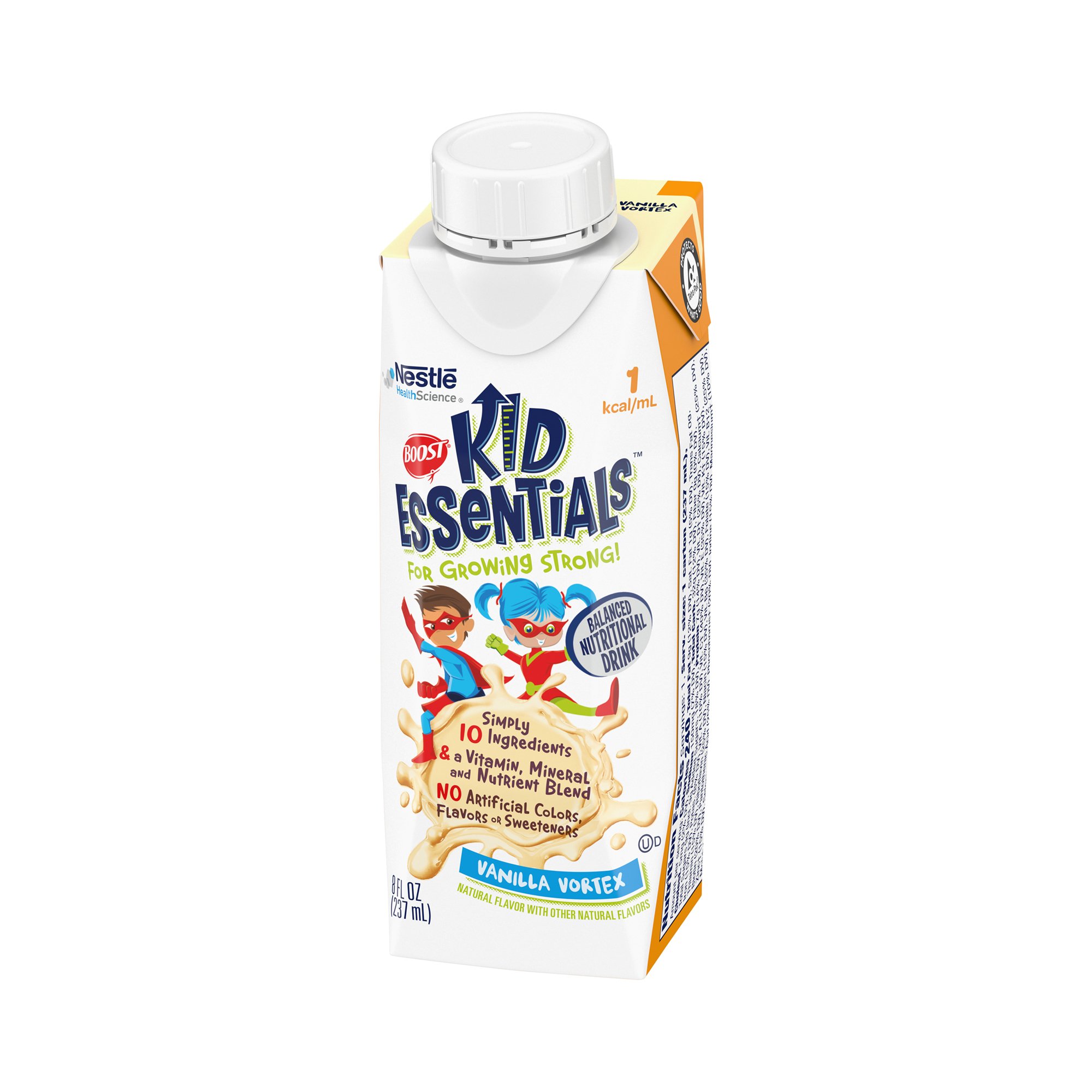 Nestle Healthcare Nutrition 00043900889344 - Boost® Kid Essentials™ Balanced Nutritional Drink, Vanilla, 8-ounce Carton - 1/Each, 24/Case