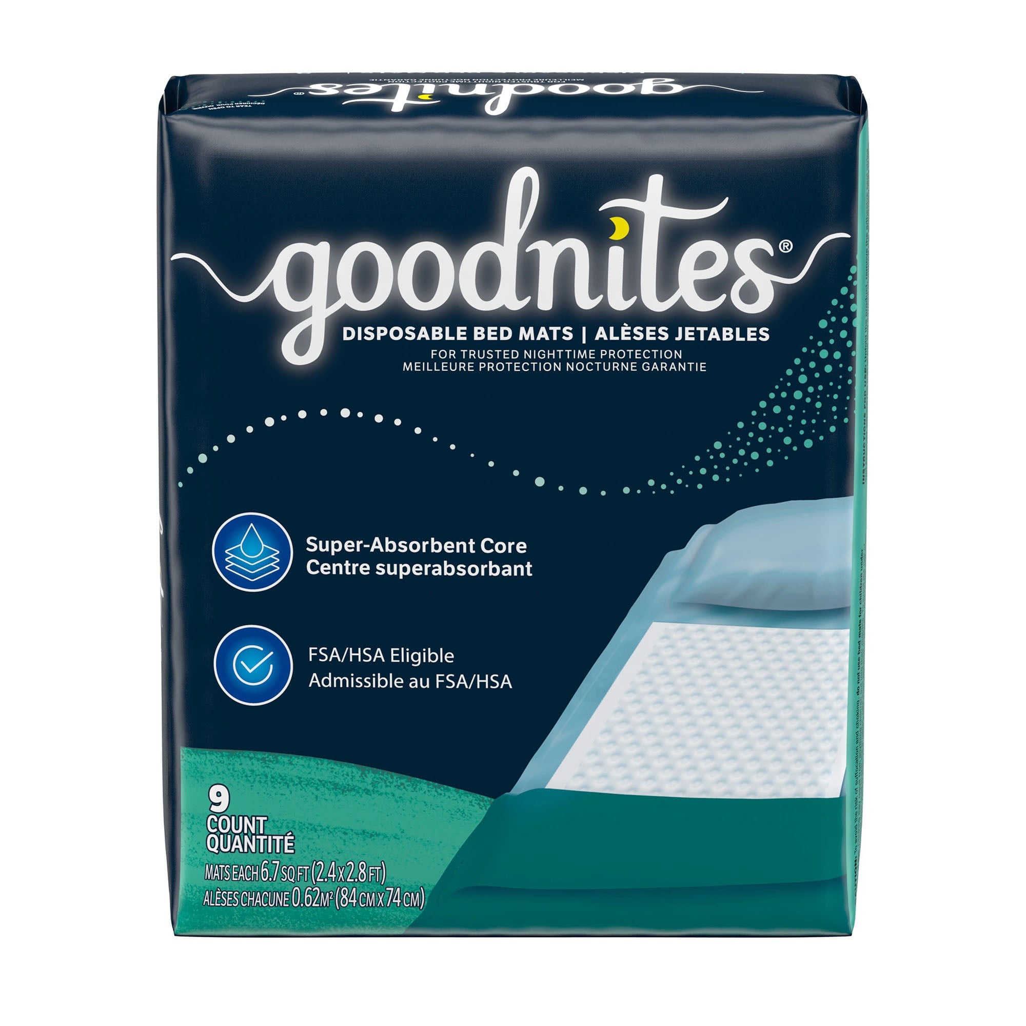 Kimberly Clark - 32519 Disposable Underpad GoodNites® 28 X 33 Inch Super Absorbent Core Heavy Absorbency