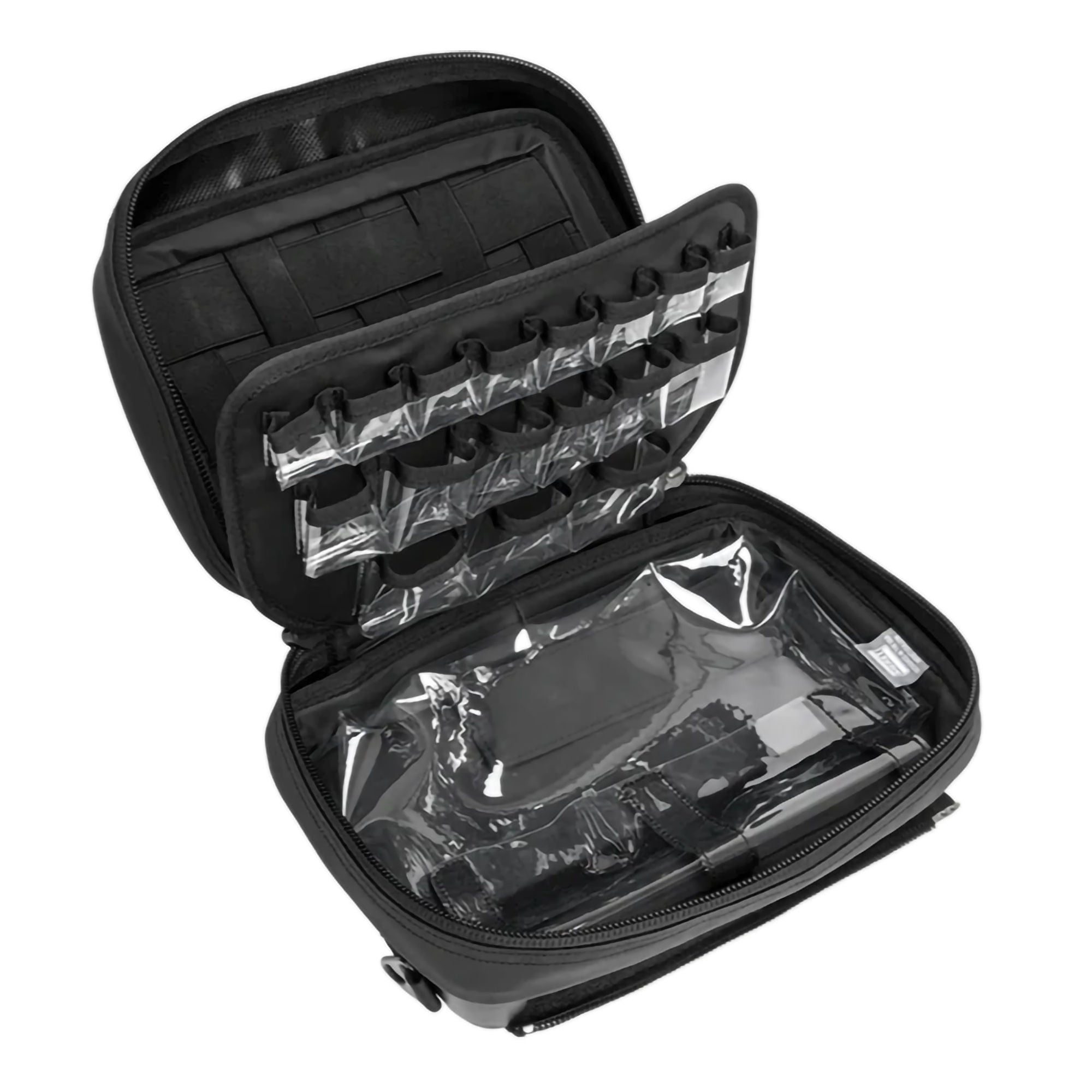 MERET USA LLC - M8101J-TB Medications Module Bag Meret MEDKIT™ PRO X Tactical Black Infection Control Material 5.7 X 6-1/4 X 10-1/4 Inch