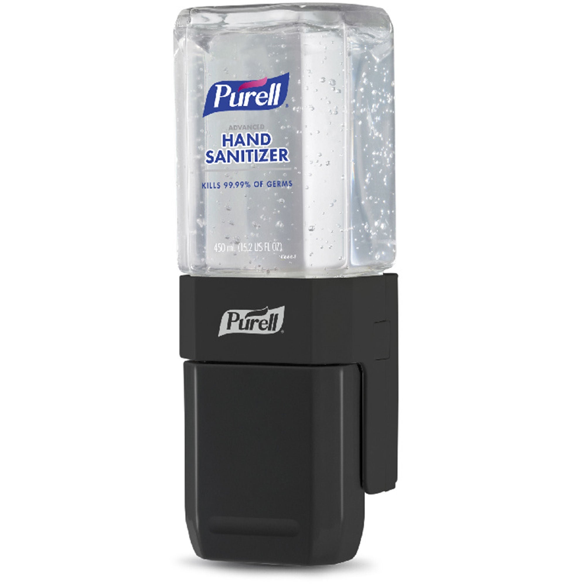 GOJO - 4424-D6 Hand Hygiene Dispenser Kit PURELL® ES1 Black / Clear ABS Plastic Manual Push 450 mL Wall Mount