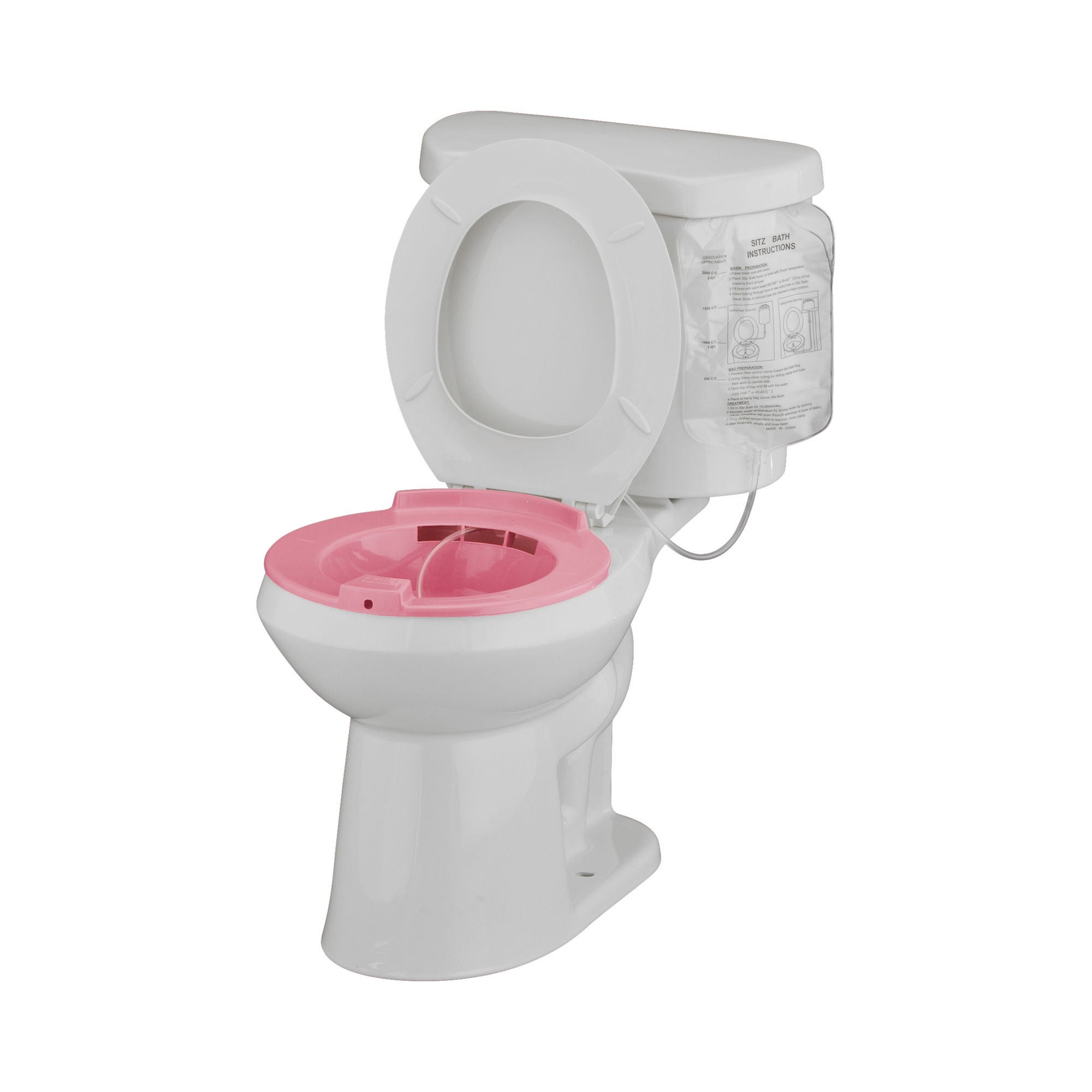 Nova Ortho-Med - 8101-R Sitz Bath Round Pink 2000 mL Bag