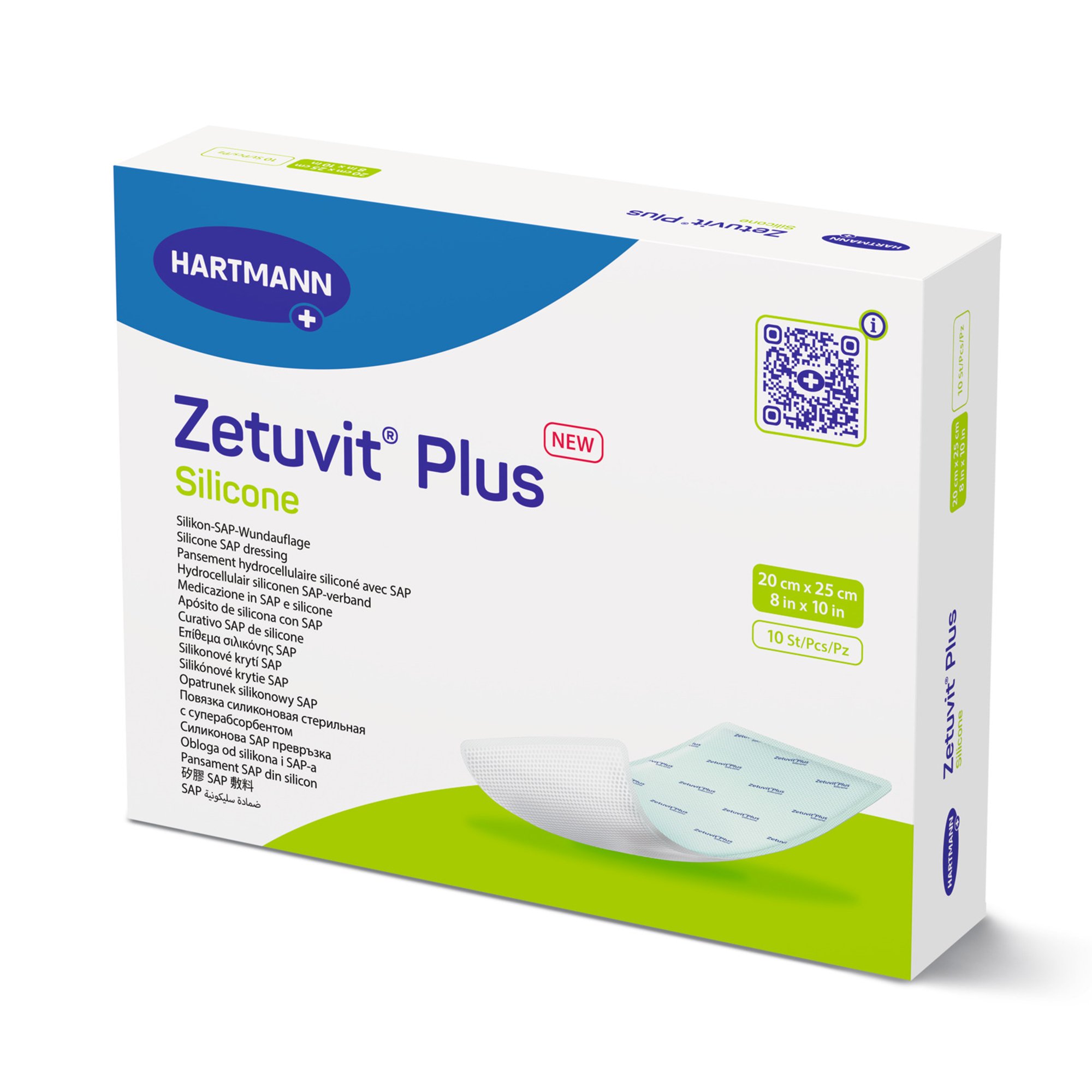 Hartmann - 413815 Zetuvit® Plus Silicone Super Absorbent Dressing
