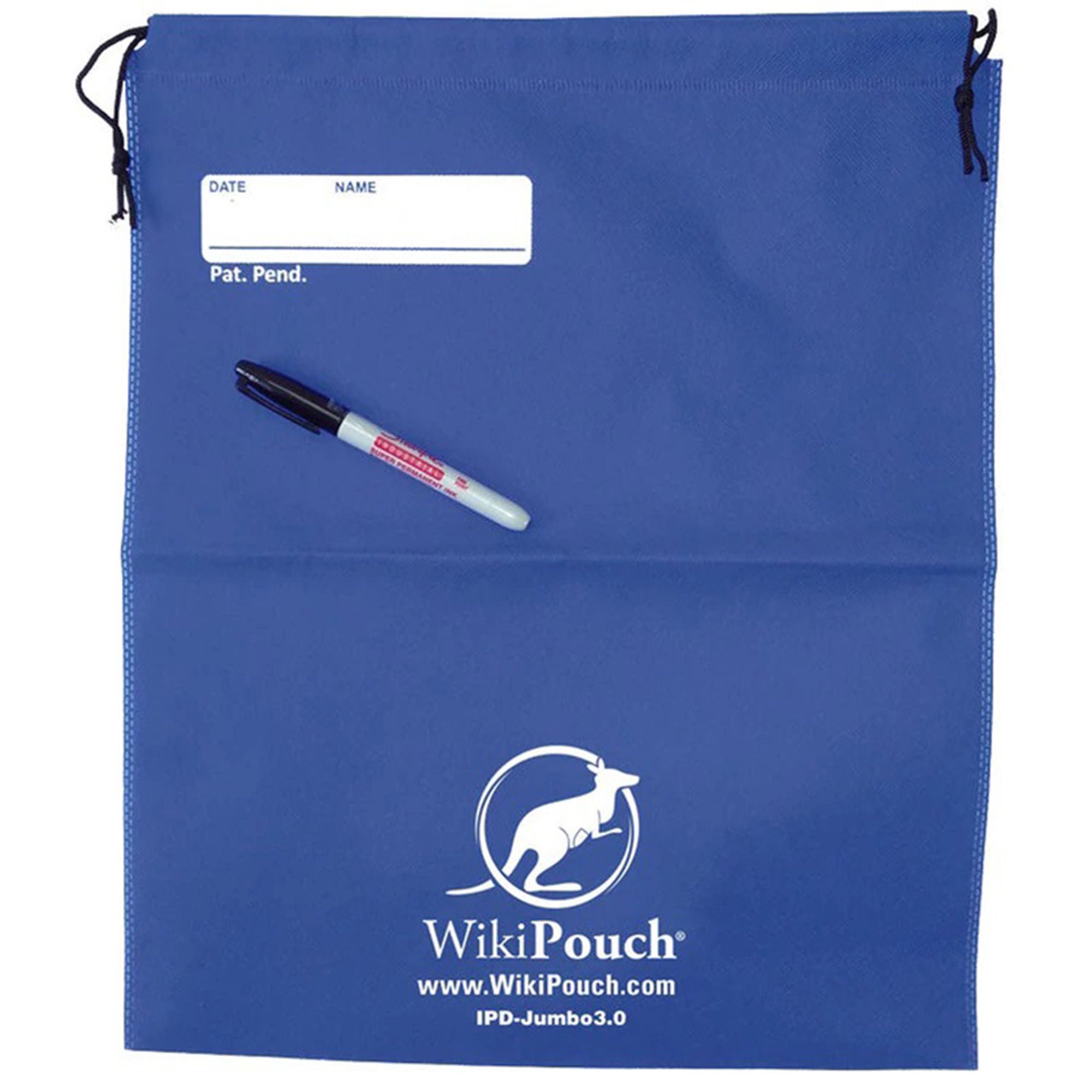 Infection Prevention Products Inc - IPD-JUMBO3.0 Infection Prevention Pouch IPD-Jumbo 3.0 Blue 16 X 18 Inch