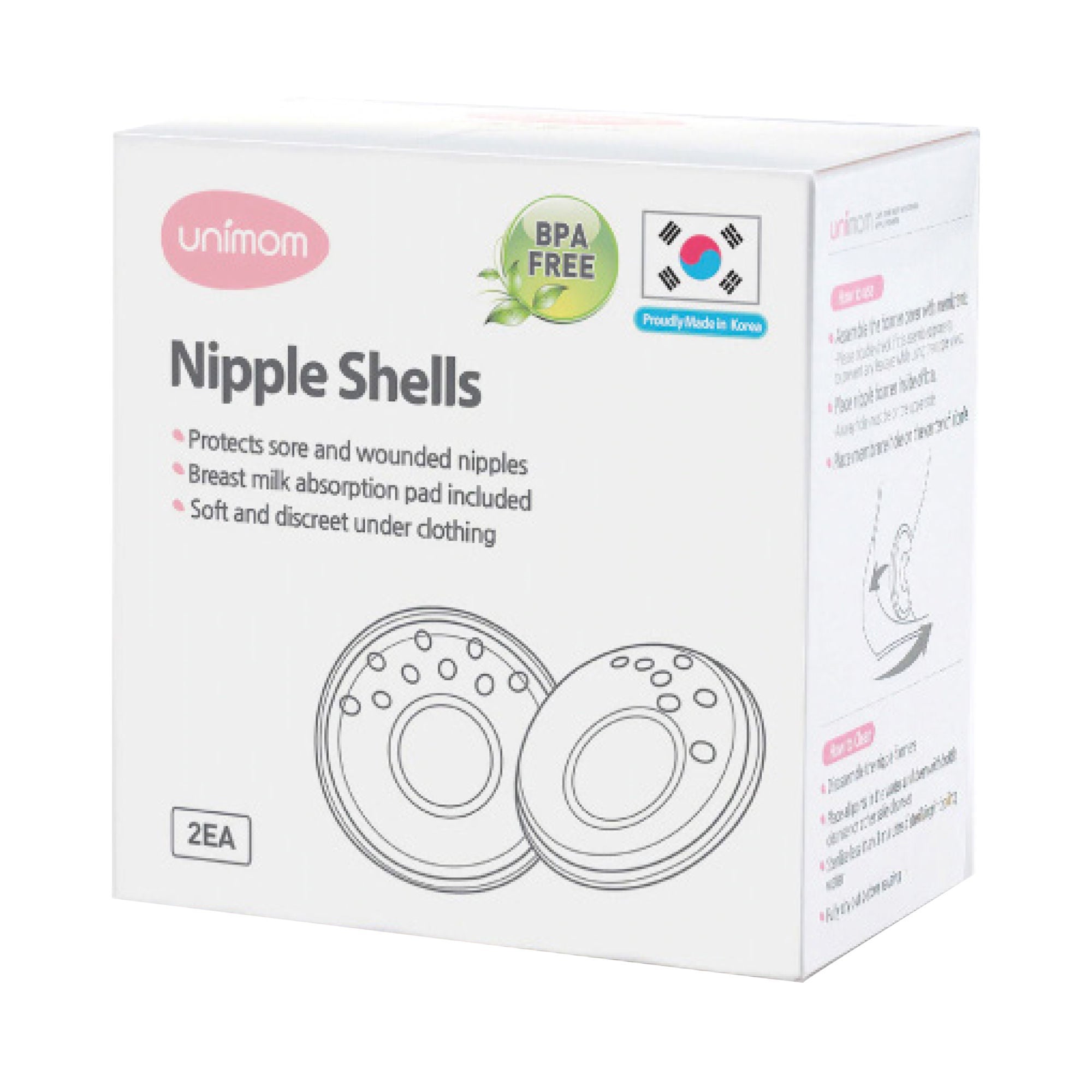 Zev Supplies Corp - NP-SL Nipple Shell Unimom One Size Fits Most Silicone Reusable