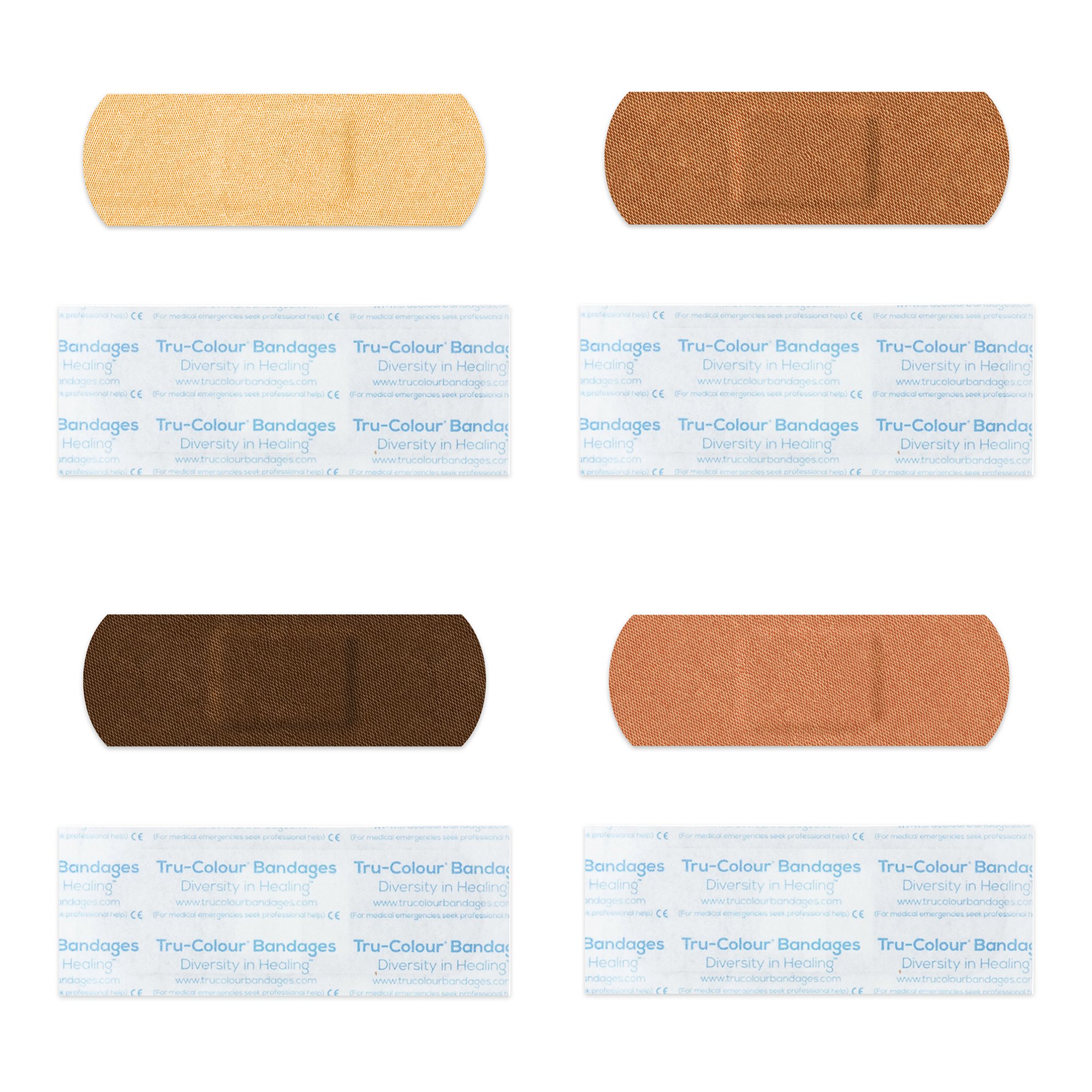 Tru-Colour Products LLC - TCB-VBX100 TruColour® Beige / Olive / Brown / Dark Brown Adhesive Strip