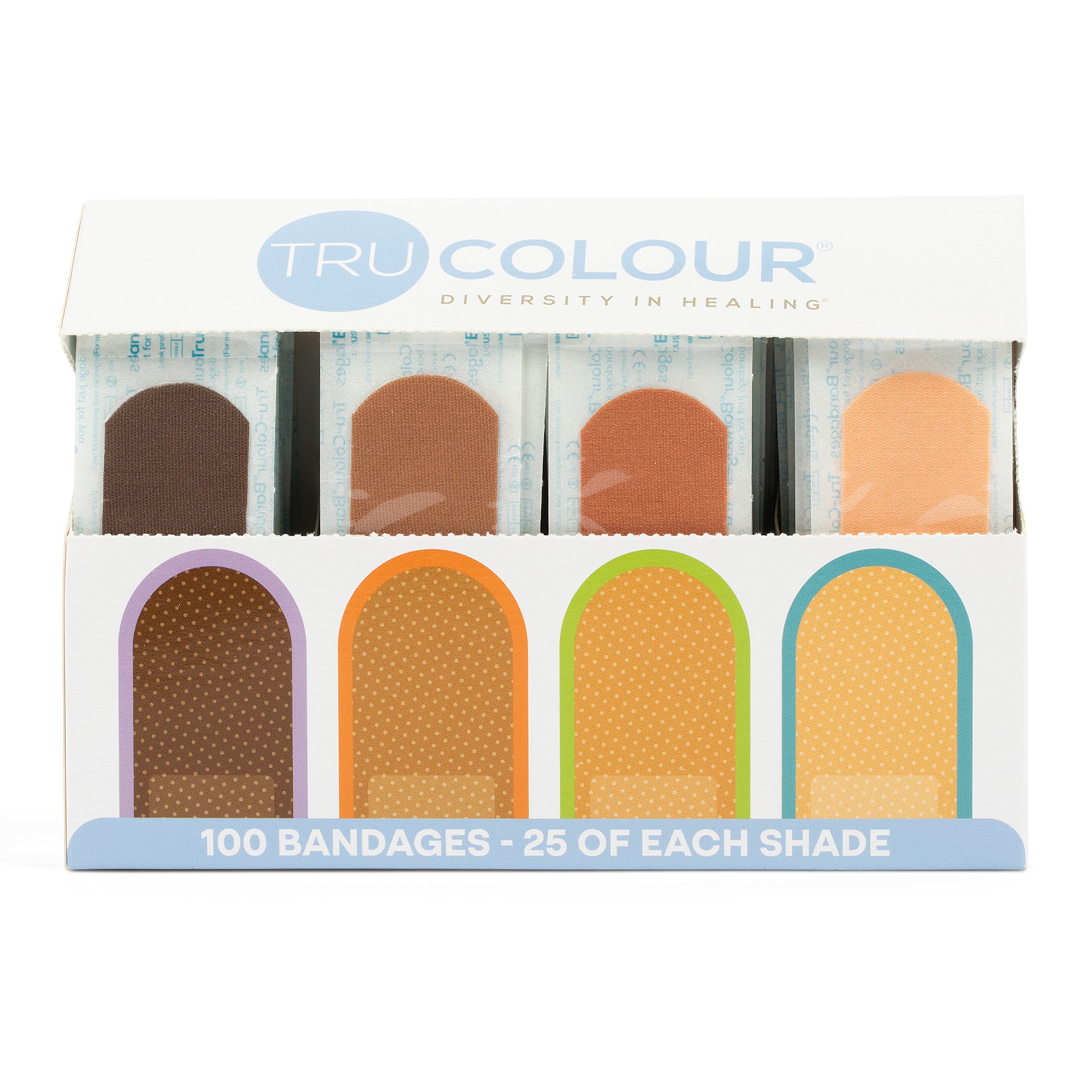 Tru-Colour Products LLC - TCB-VBX100 TruColour® Beige / Olive / Brown / Dark Brown Adhesive Strip