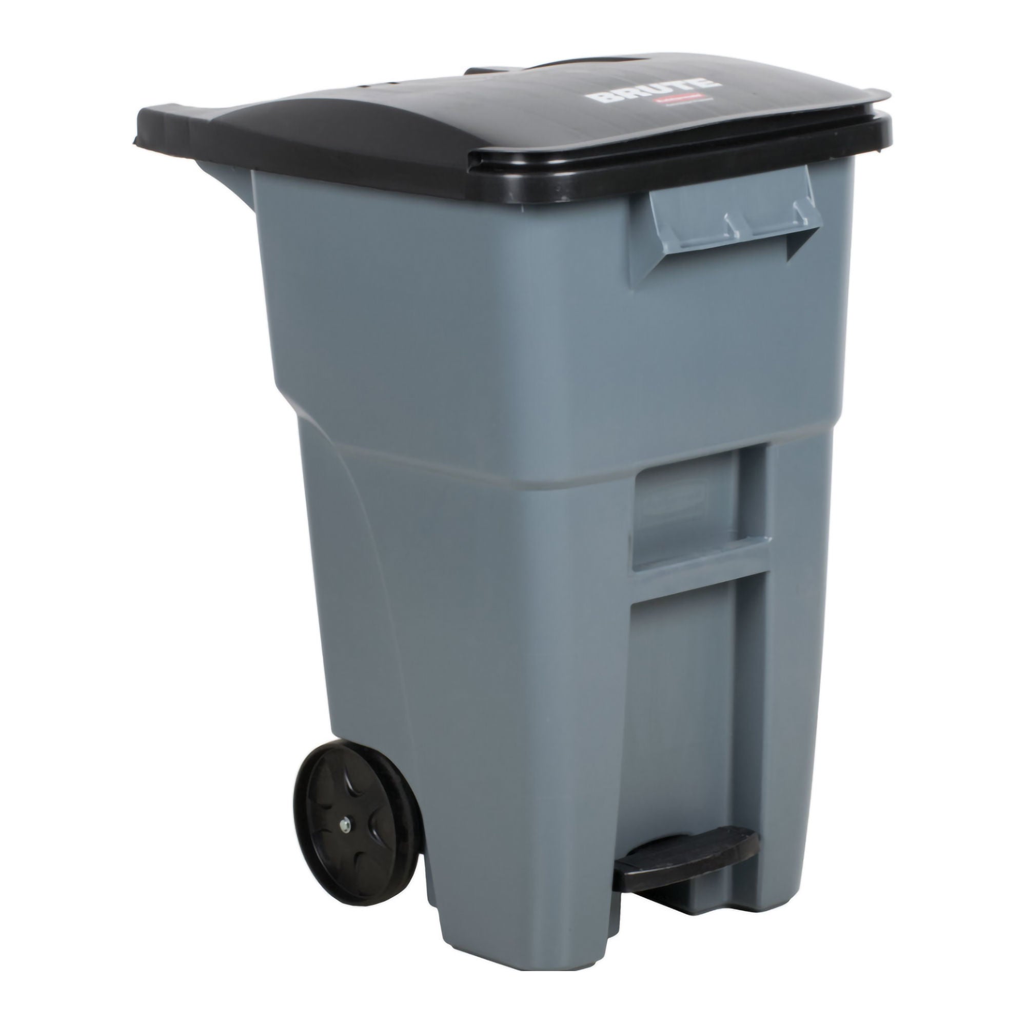RJ Schinner Co - 1971956 Trash Can with Wheels Rubbermaid® Brute® 200 Quart / 50 gal. Gray Resin
