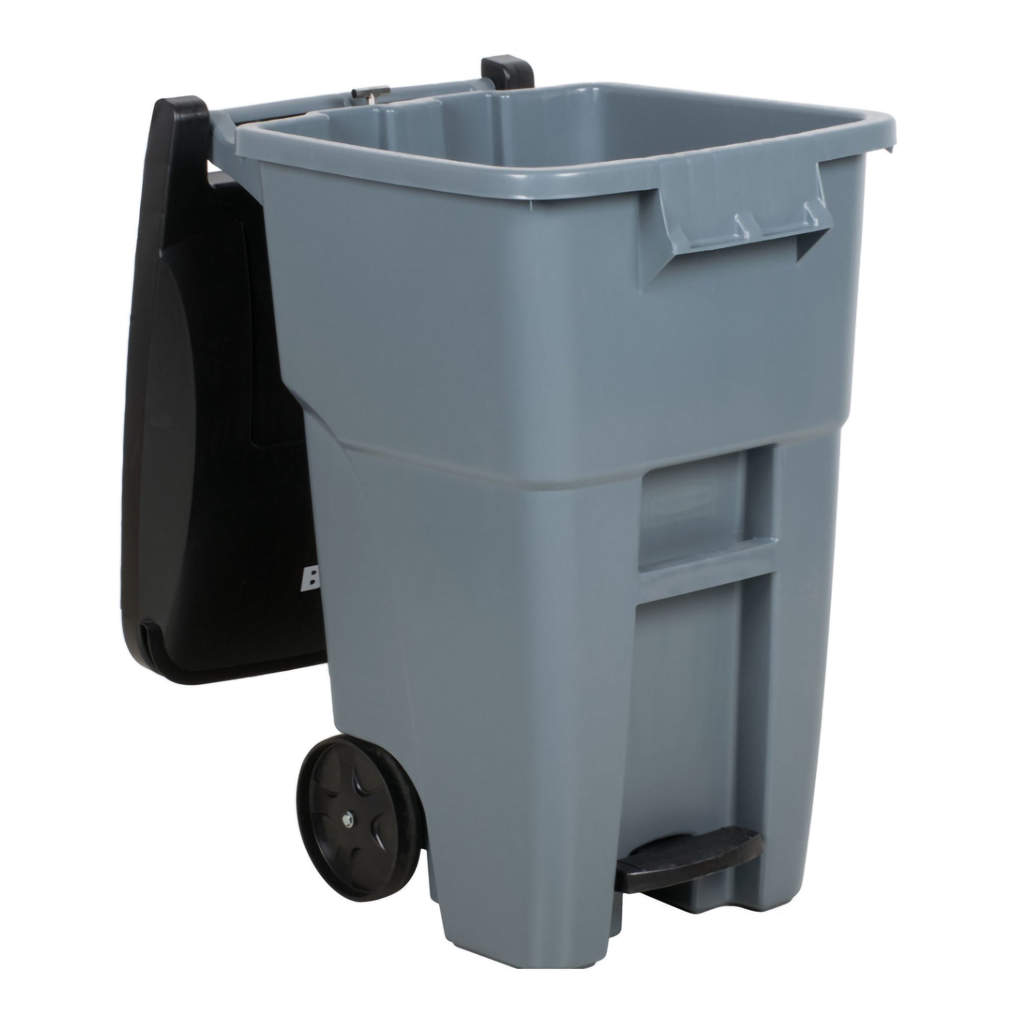 RJ Schinner Co - 1971956 Trash Can with Wheels Rubbermaid® Brute® 200 Quart / 50 gal. Gray Resin