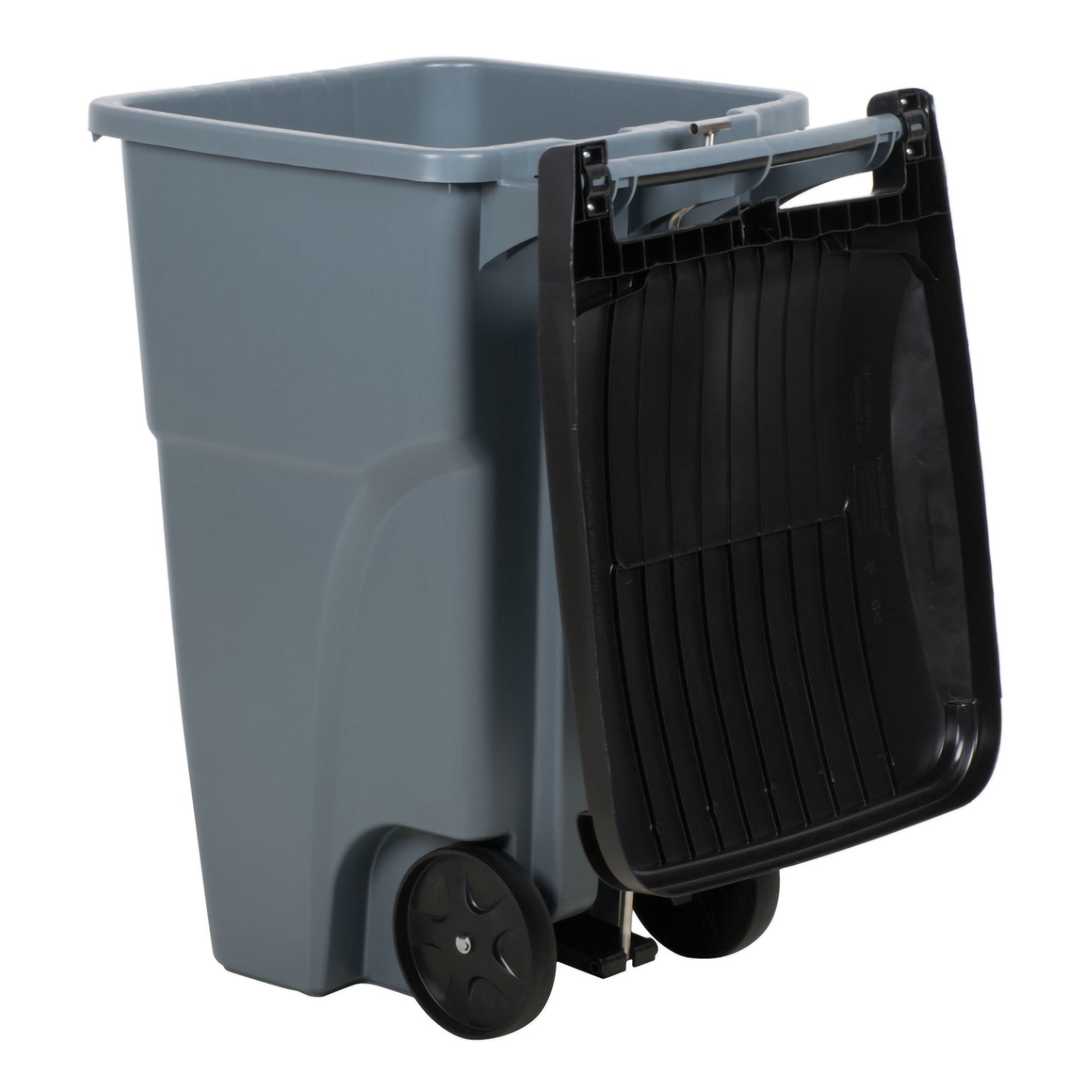 RJ Schinner Co - 1971956 Trash Can with Wheels Rubbermaid® Brute® 200 Quart / 50 gal. Gray Resin