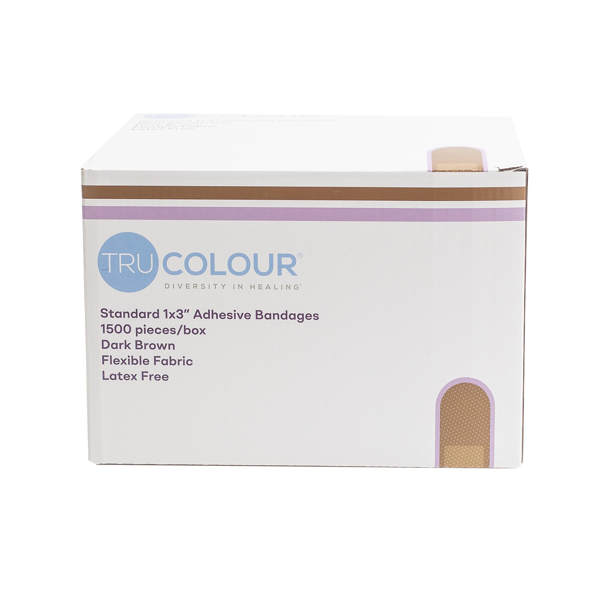 Tru-Colour Products LLC - TCB-PB1500 TruColour® Dark Brown Adhesive Strip