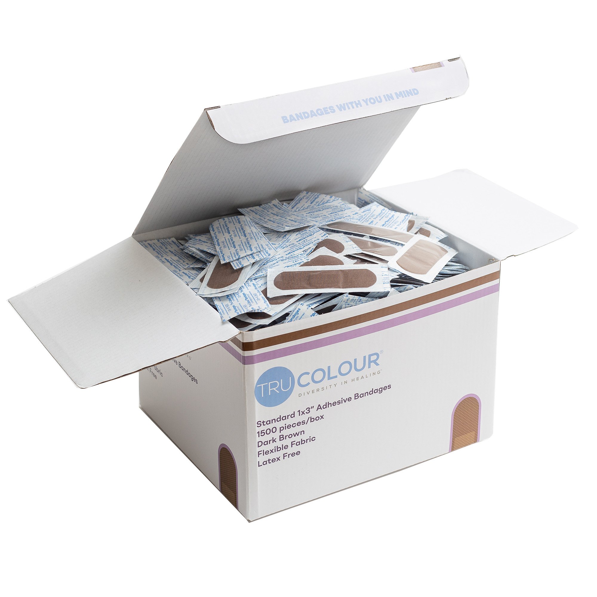 Tru-Colour Products LLC - TCB-PB1500 TruColour® Dark Brown Adhesive Strip