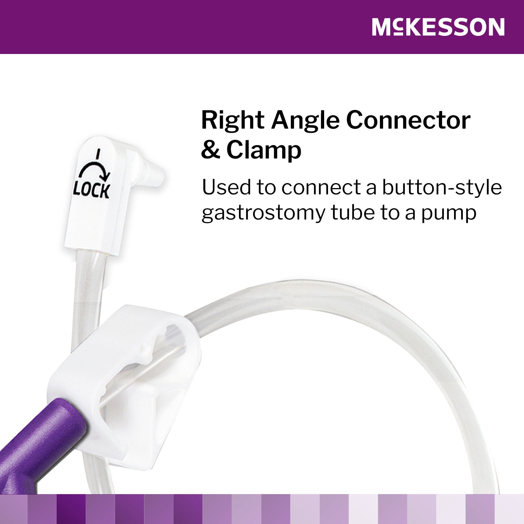 McKesson Brand 194-0121-12 - McKesson Enteral Feeding Extension Set, Continuous - 1/Each, 5/Box, 30/Case