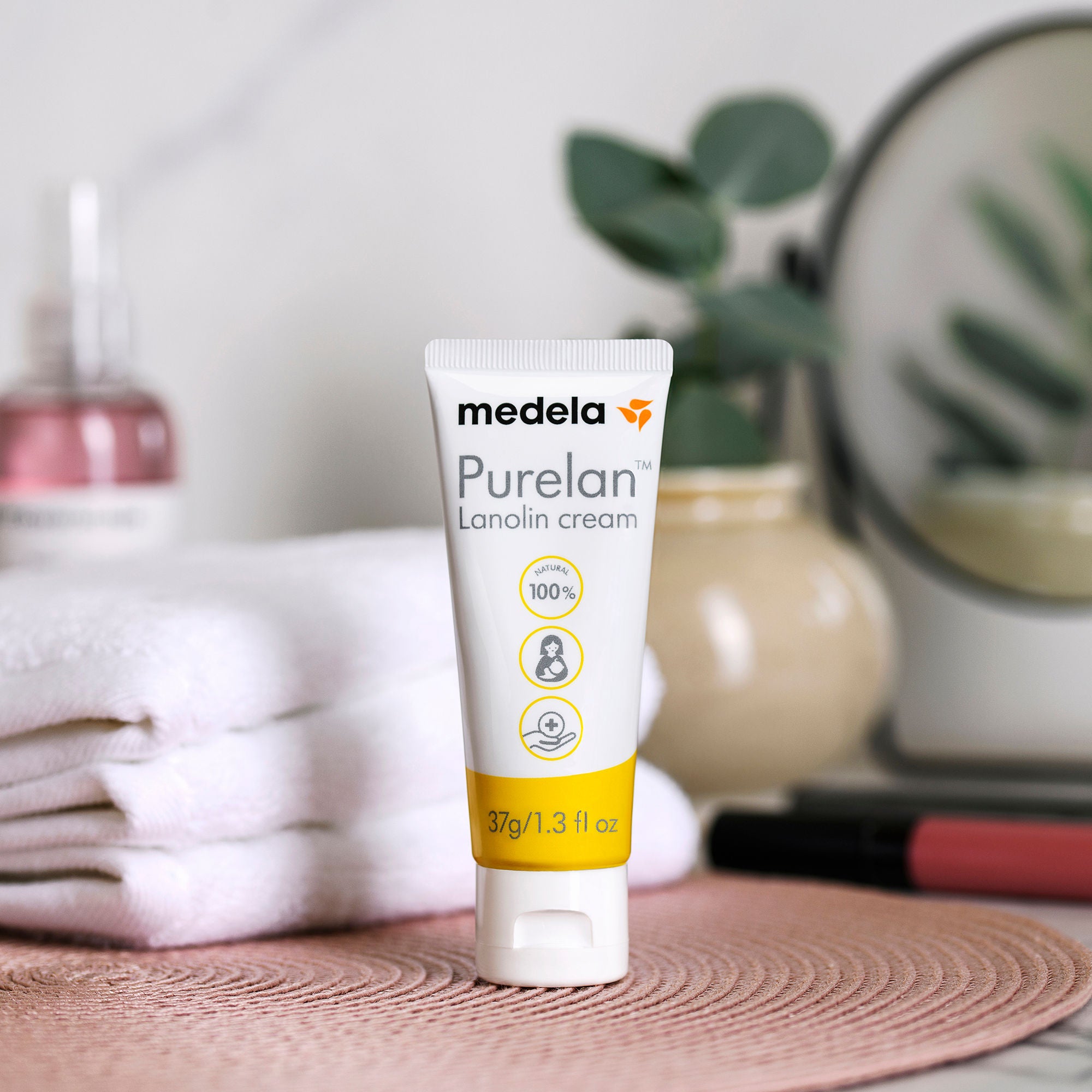Medela - 101041777 Hand and Body Moisturizer Purelan™ 1.3 oz. Tube Unscented Cream