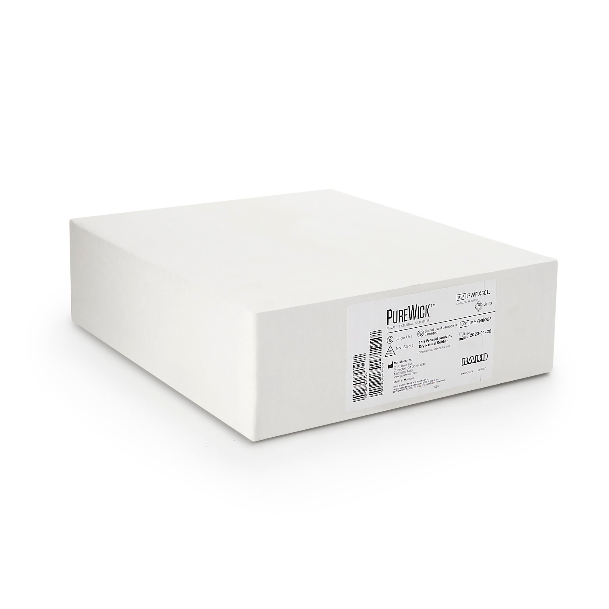 Bard - PWFX30L Female External Catheter PureWick™ 10 L X 1-1/2 W Inch