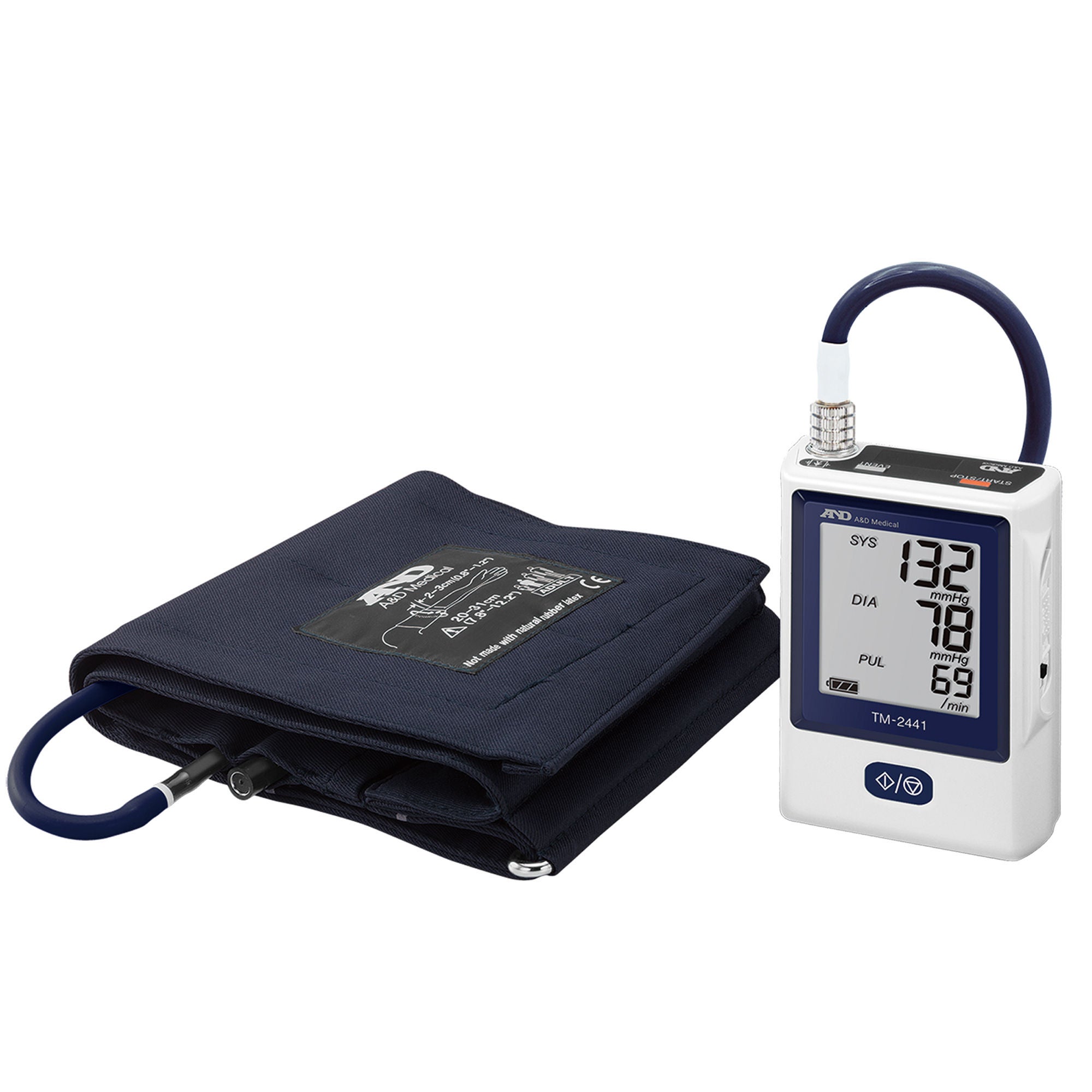 A&D Engineering - TM-2441 Ambulatory Blood Pressure Monitor A&D Medical Multiple Sizes Arm Nylon Cuff Ambulatory Use