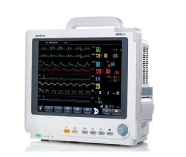 Ganim Medical - MDPM6WER1 Preowned Patient Monitor Mindray DPM6 Monitoring ECG, NIBP, SpO2 AC Power / Battery Operated