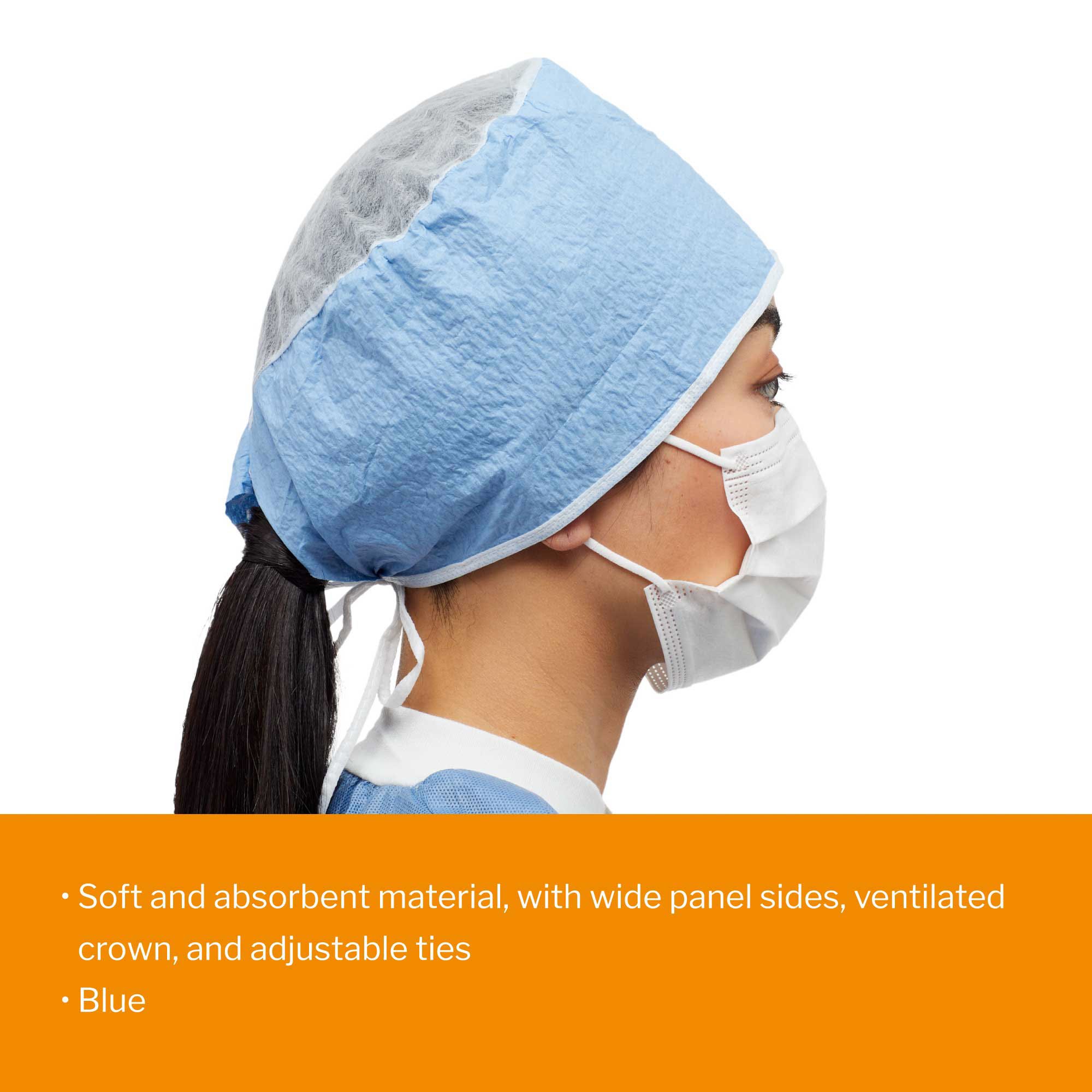 McKesson Brand 16-SC2 - McKesson Surgeon Cap, One Size Fits Most - 100/Box, 600/Case