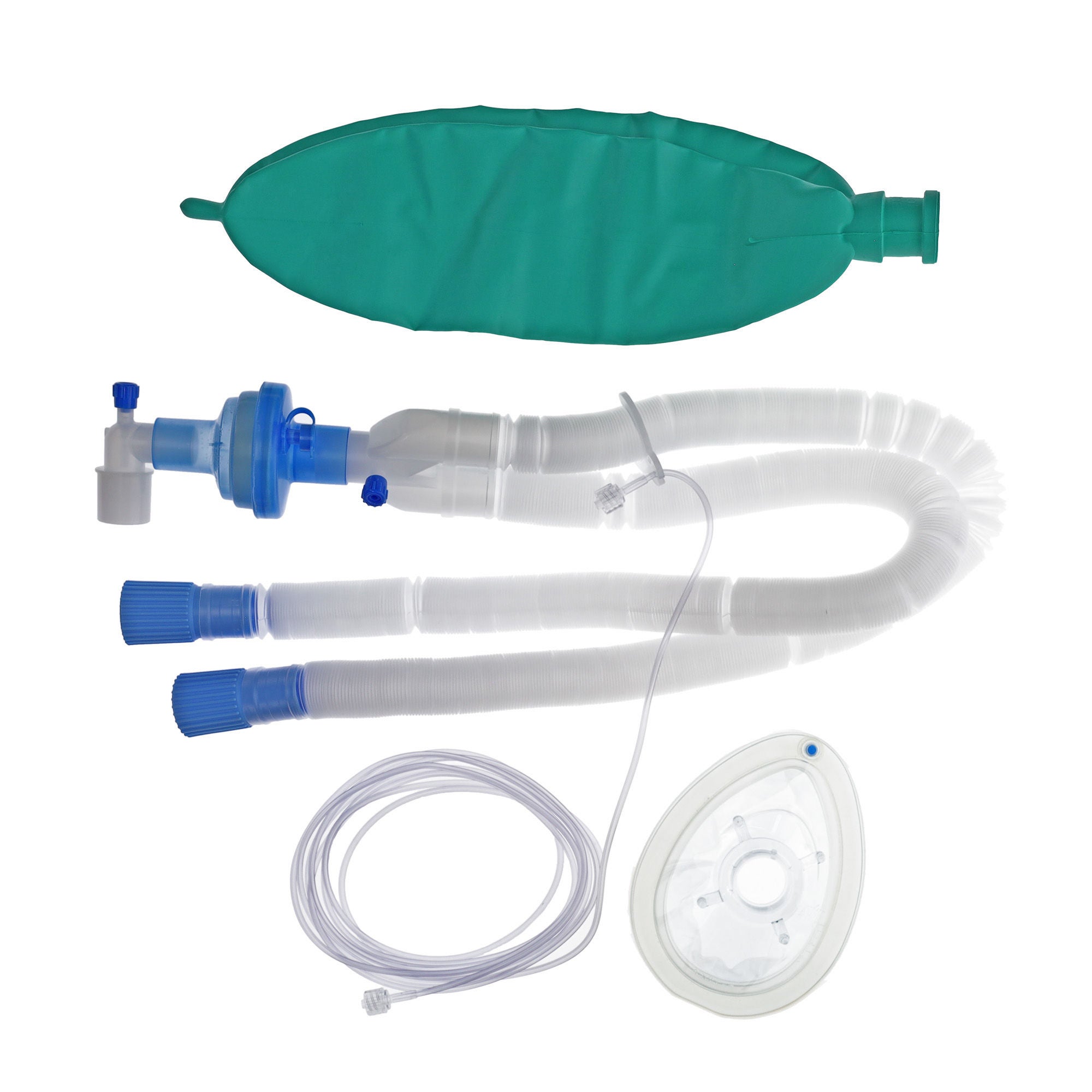 Sun Med - A5ZX7044 Anesthesia Breathing Circuit Vital Signs® Expandable Tube 90 Inch Tube Dual Limb Adult 2 Liter Bag Single Patient Use