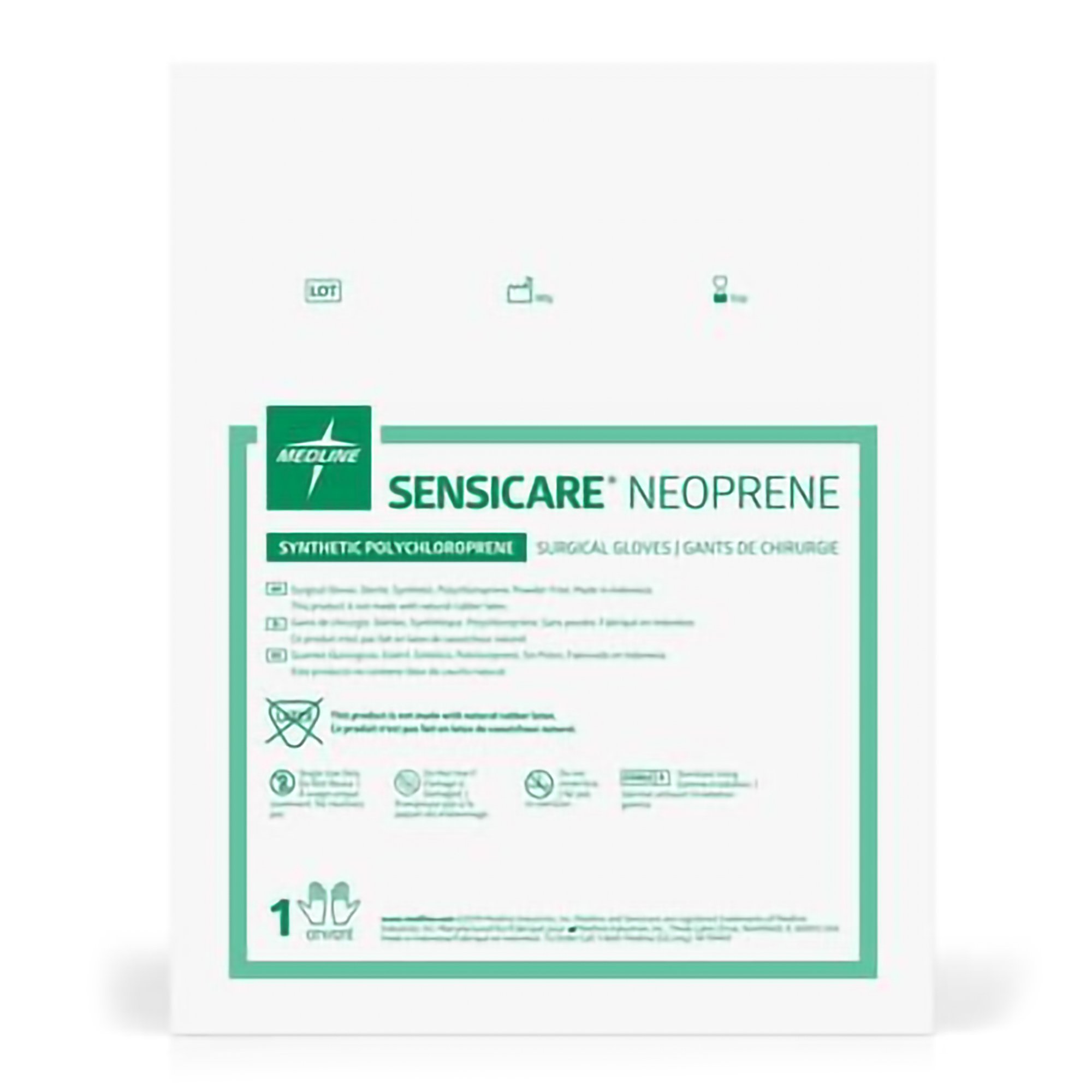 SensiCare Neoprene Surgical Glove MSG6375 by Medline
