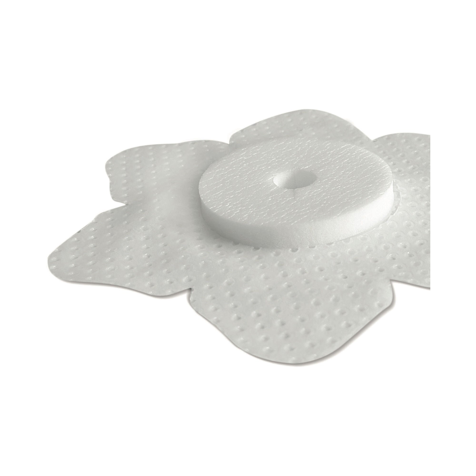 Mediusa - CR4490 Foam Dressing Advazorb® Areola 5 X 5 Inch Without Border Without Film Backing Silicone Adhesive Areola Shape Sterile