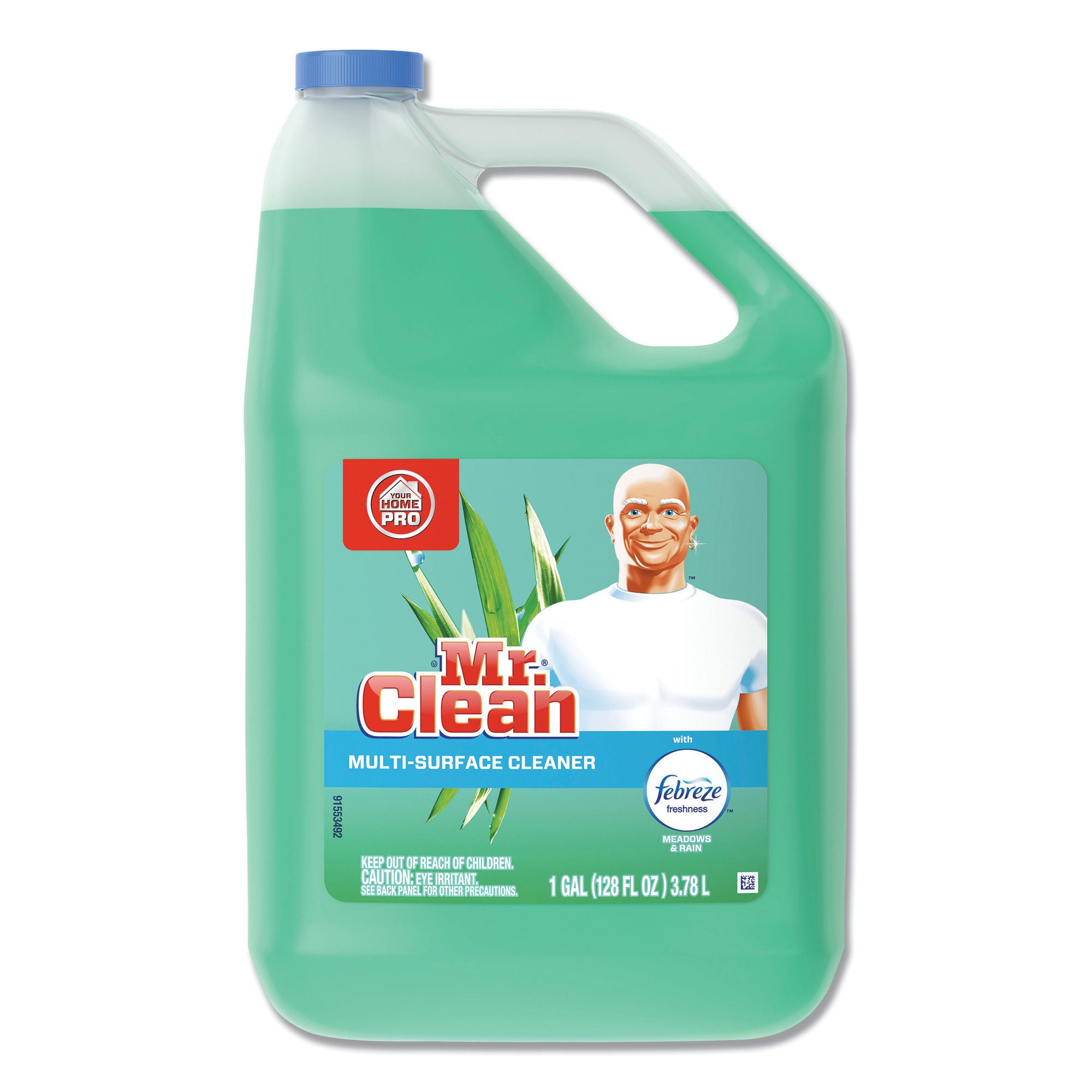 Essendant Co-United Stationers - PGC23124CT Surface Cleaner Mr. Clean® Manual Pour Liquid 1 gal. Jug Febreze® Meadows & Rain® Scent NonSterile