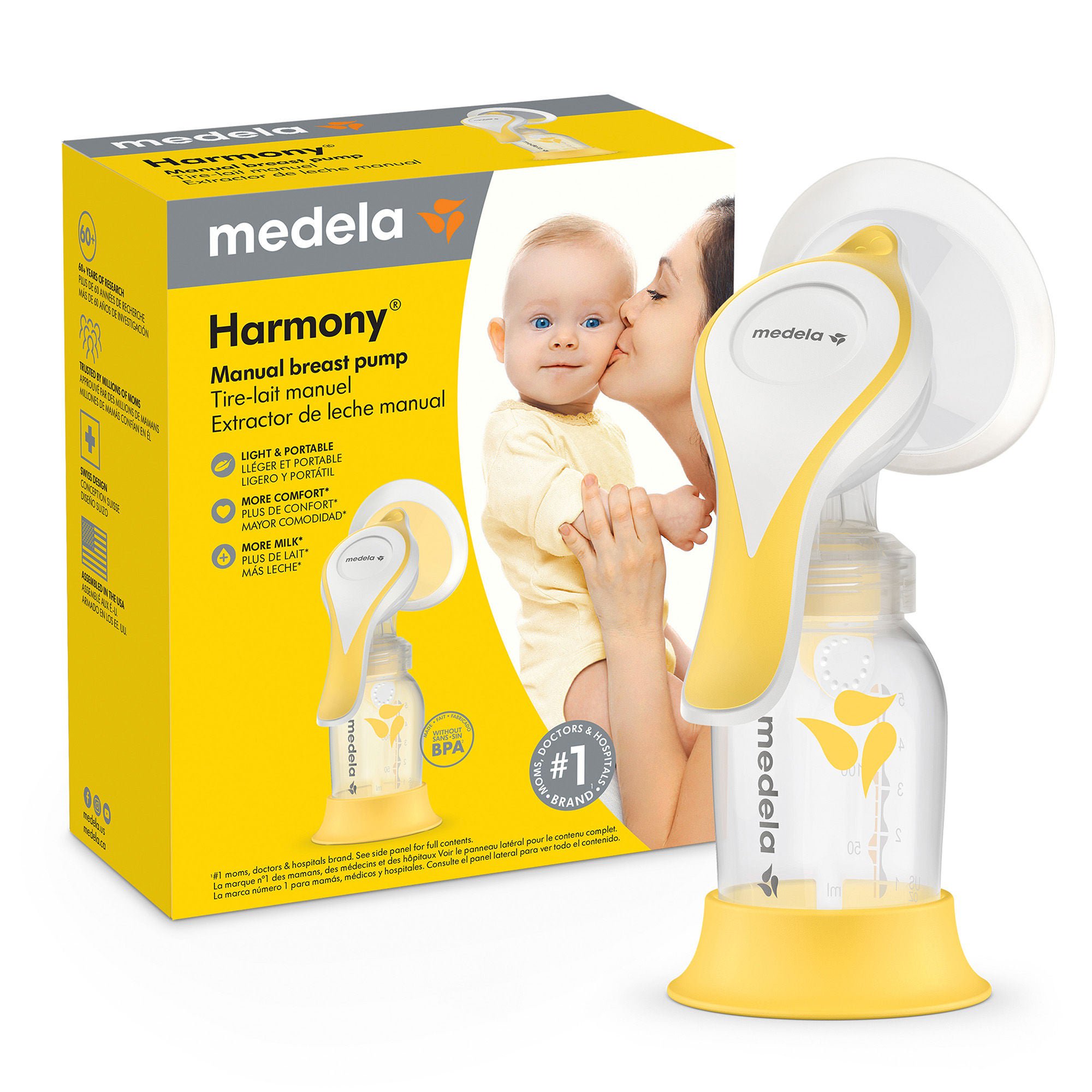 Medela - 101041149 Harmony® Manual Breast Pump