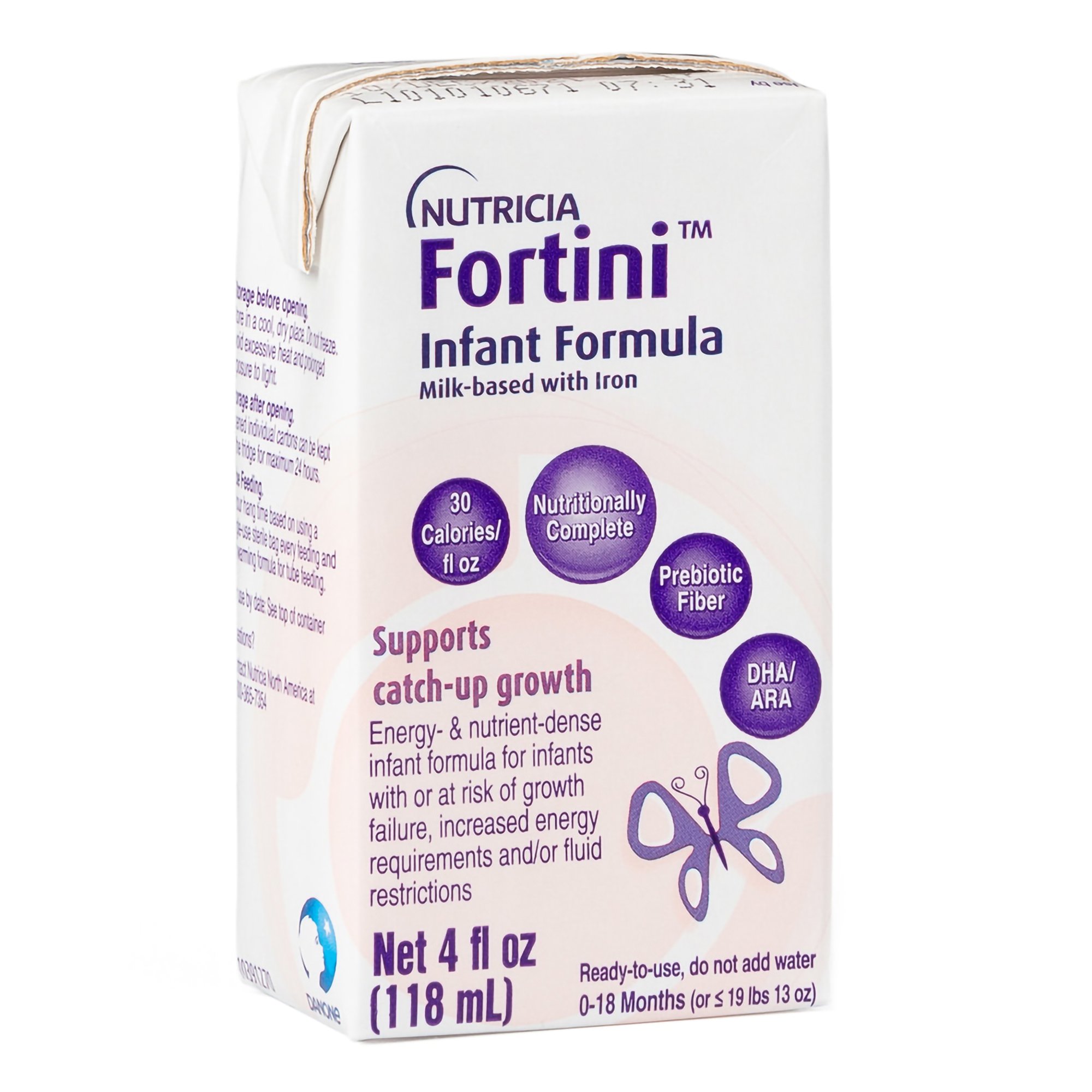 Nutricia North America 161212 - Fortini™ Infant Formula, 4-ounce Carton - 1/Each, 30/Case