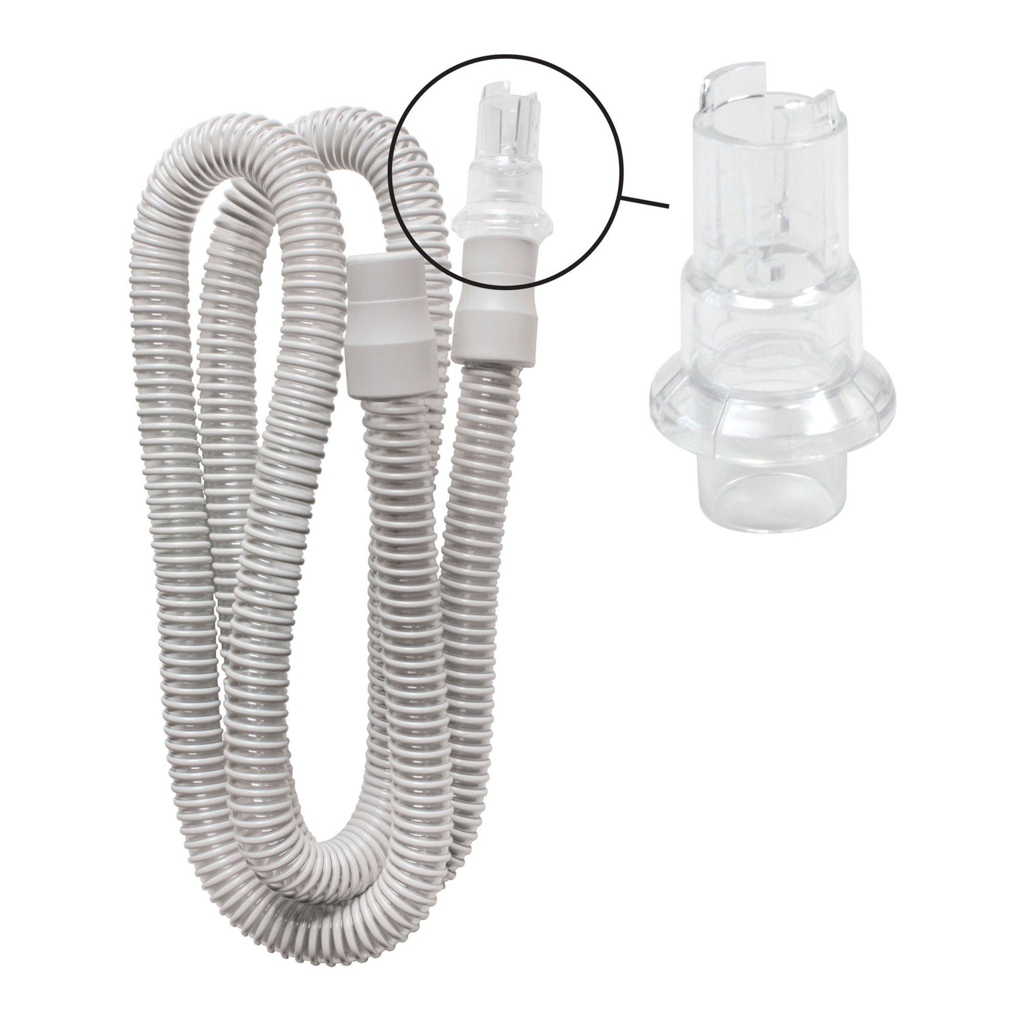 Sunset Healthcare - VC1000 Ventilator Circuit Corrugated Tube 72 Inch Tube Single Limb Adult Without Breathing Bag Single Patient Use Passive Circuit
