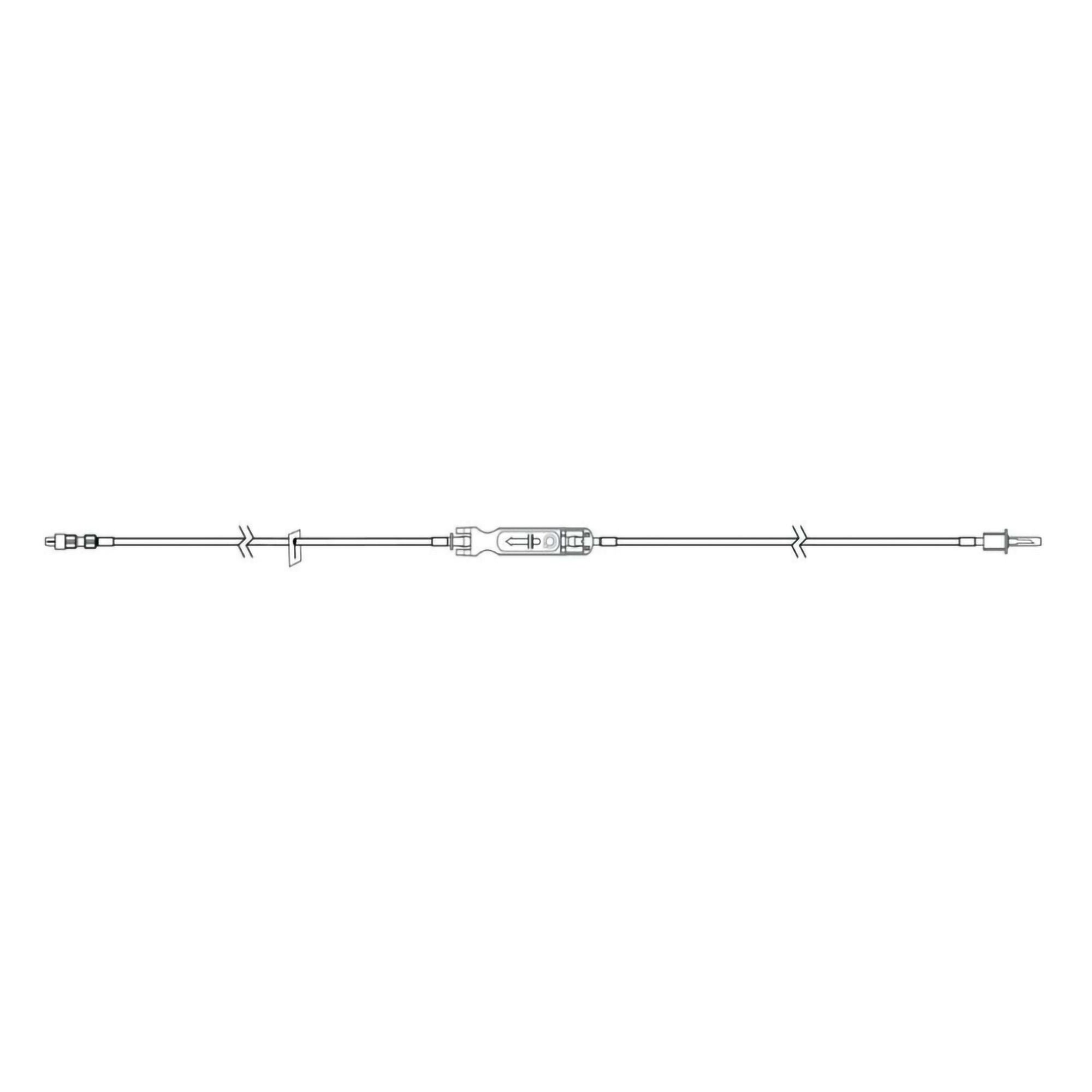 Eitan Group North America - 12003-000-0013 IV Pump Set Sapphire™ Pump Without Ports 20 Drops / mL Drip Rate Without Filter 114 Inch Tubing Solution