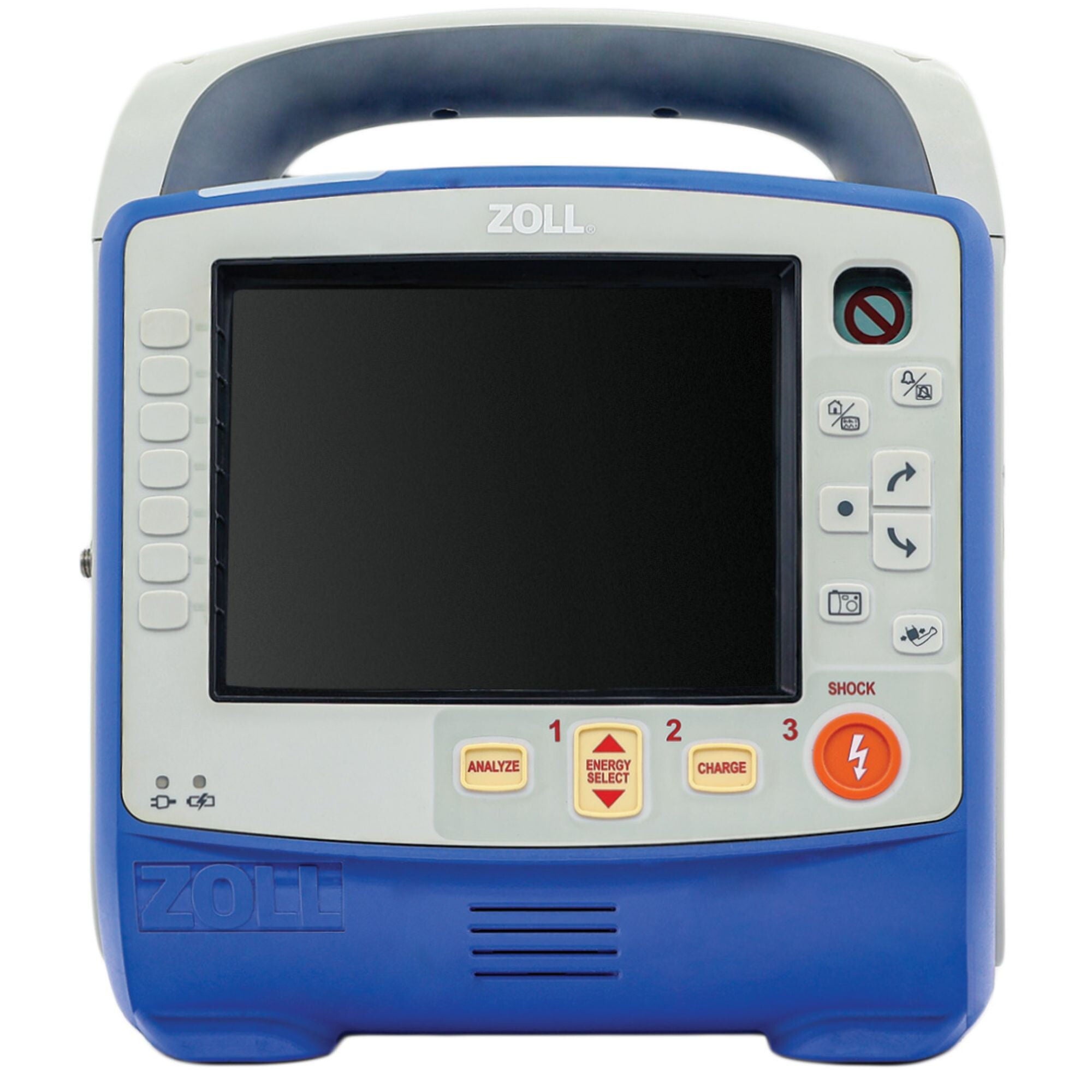 Soma Technology - DEF-0017C Recertified Defibrillator Unit Automatic / Manual Operation Zoll® X Series Electrode Pads Contact AC Power / Battery Operated LCD Display