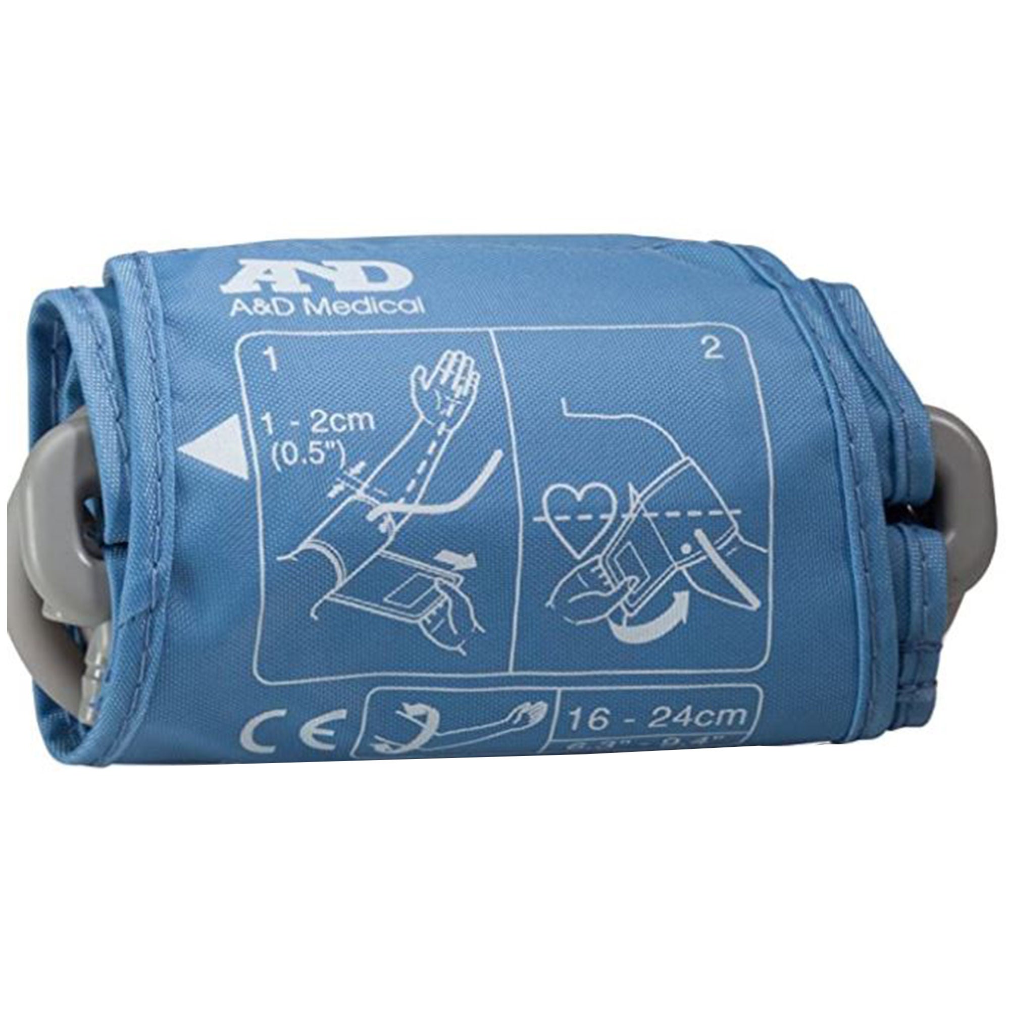A&D Engineering - UA-289 Reusable Blood Pressure Cuff A & D Medical 16 to 24 cm Arm Nylon Cuff Small Cuff