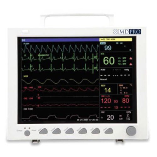 EdanUSA & MDPro - MDPRO4000 Patient Monitor MDPro 4000 Monitoring / Spot check ECG, NIBP, Pulse Rate, Respiration, SpO2, Temperature AC Power
