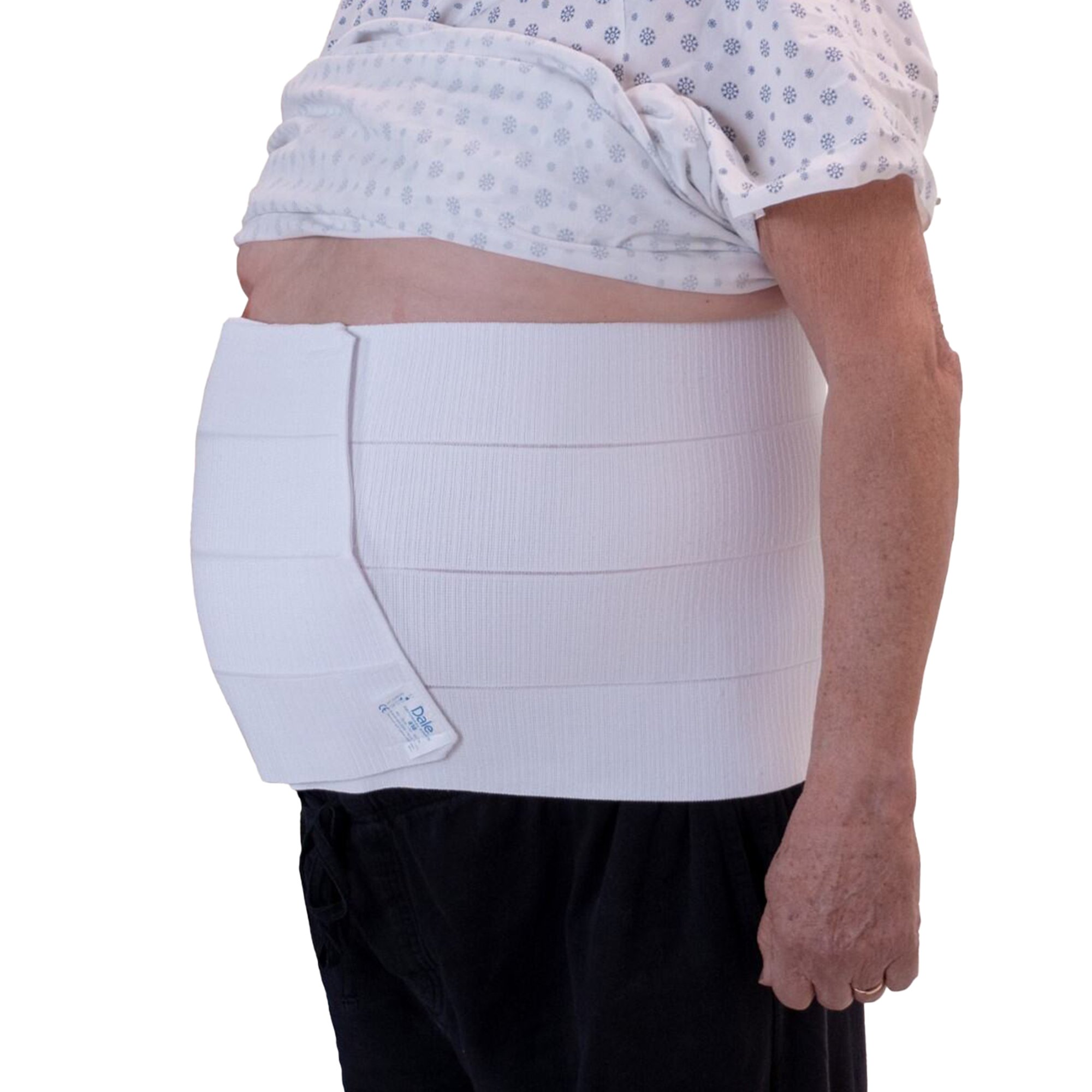 Dale Medical Products 810 - Dale® 4 Panel Abdominal Binder with EasyGrip™ Strip, 30 – 45 Inch Waist - 1/Box