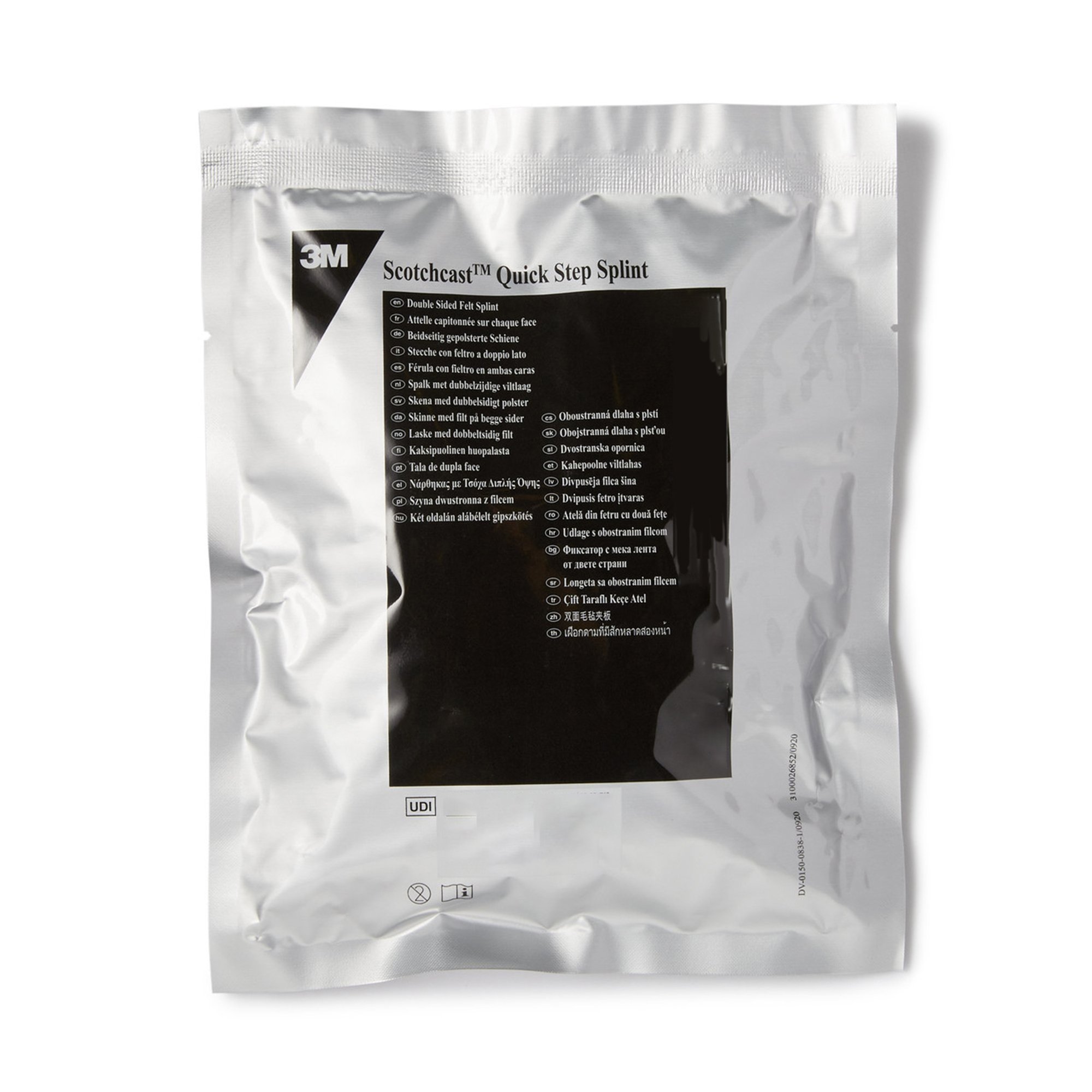 Solventum Corporation 75430 - 3M™ Scotchcast™ Quick Step Double Sided Felt Padded Splint, 4 x 30 Inch - 10/Case